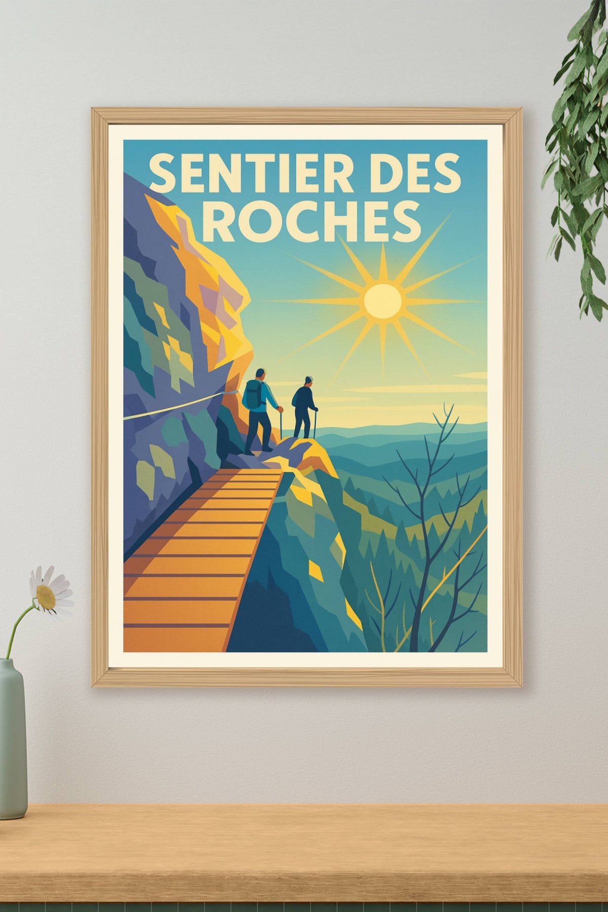 Affiche de Sentier des Roches - L'aventure au cœur des sommets vosgiens