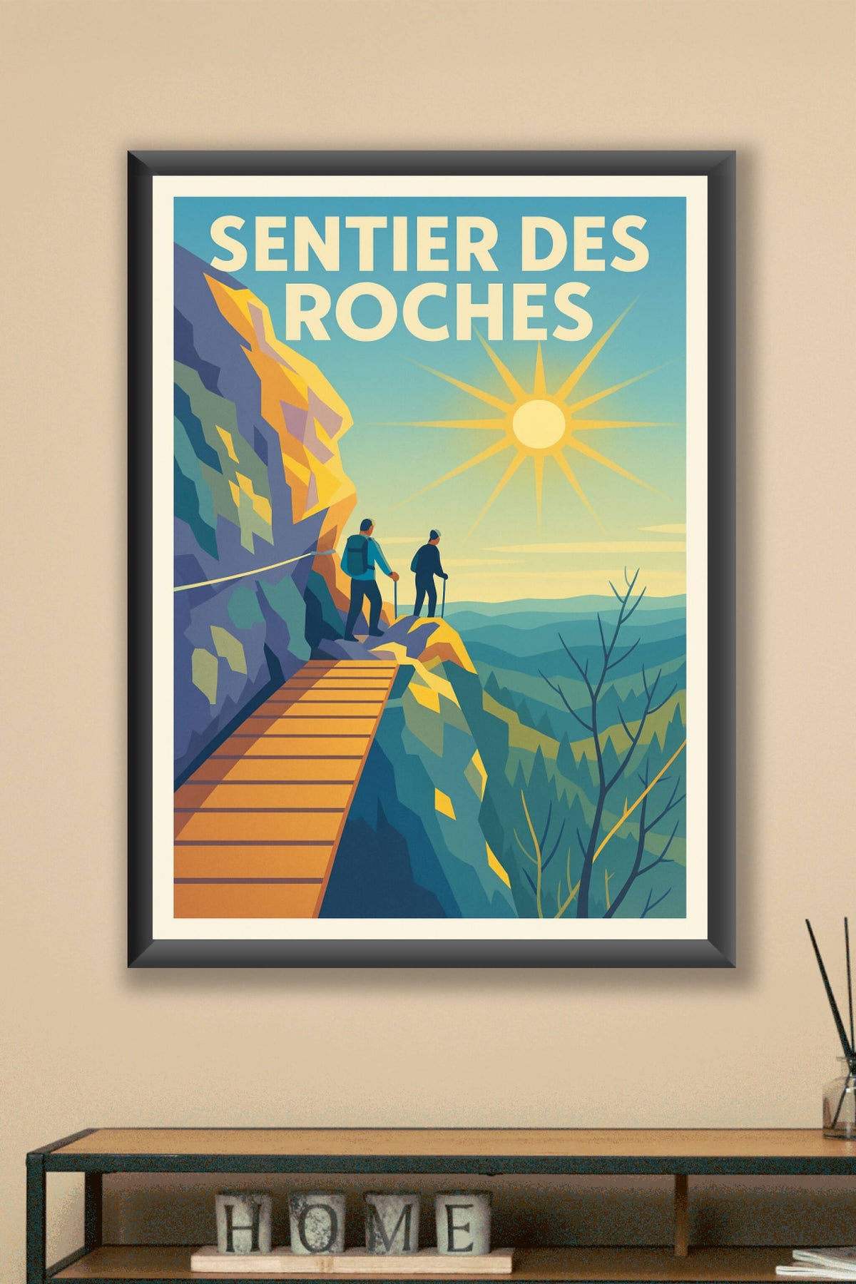 Affiche de Sentier des Roches - L'aventure au cœur des sommets vosgiens