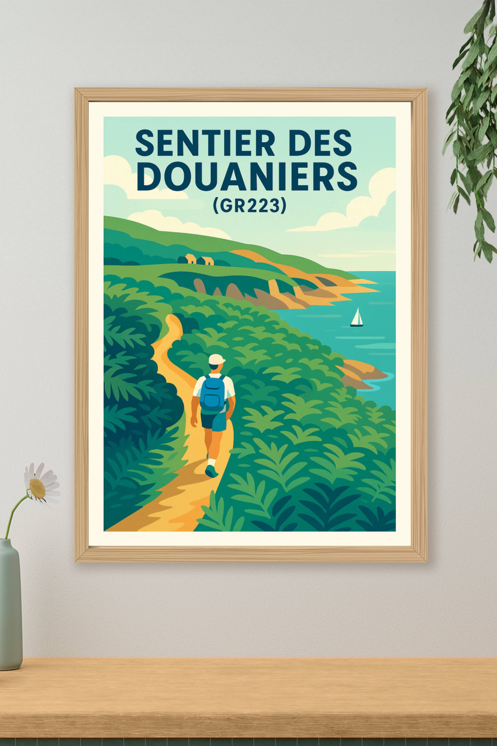 Affiche de Sentier des Douaniers - Évadez-vous sur le mythique GR223