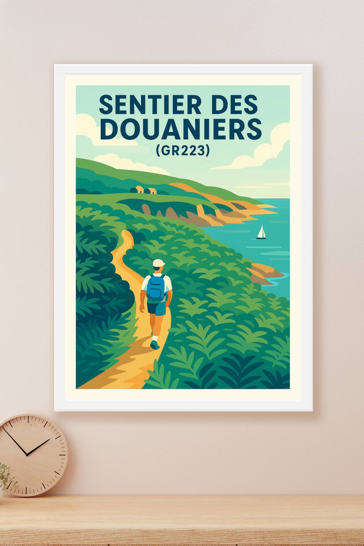 Affiche de Sentier des Douaniers - Évadez-vous sur le mythique GR223