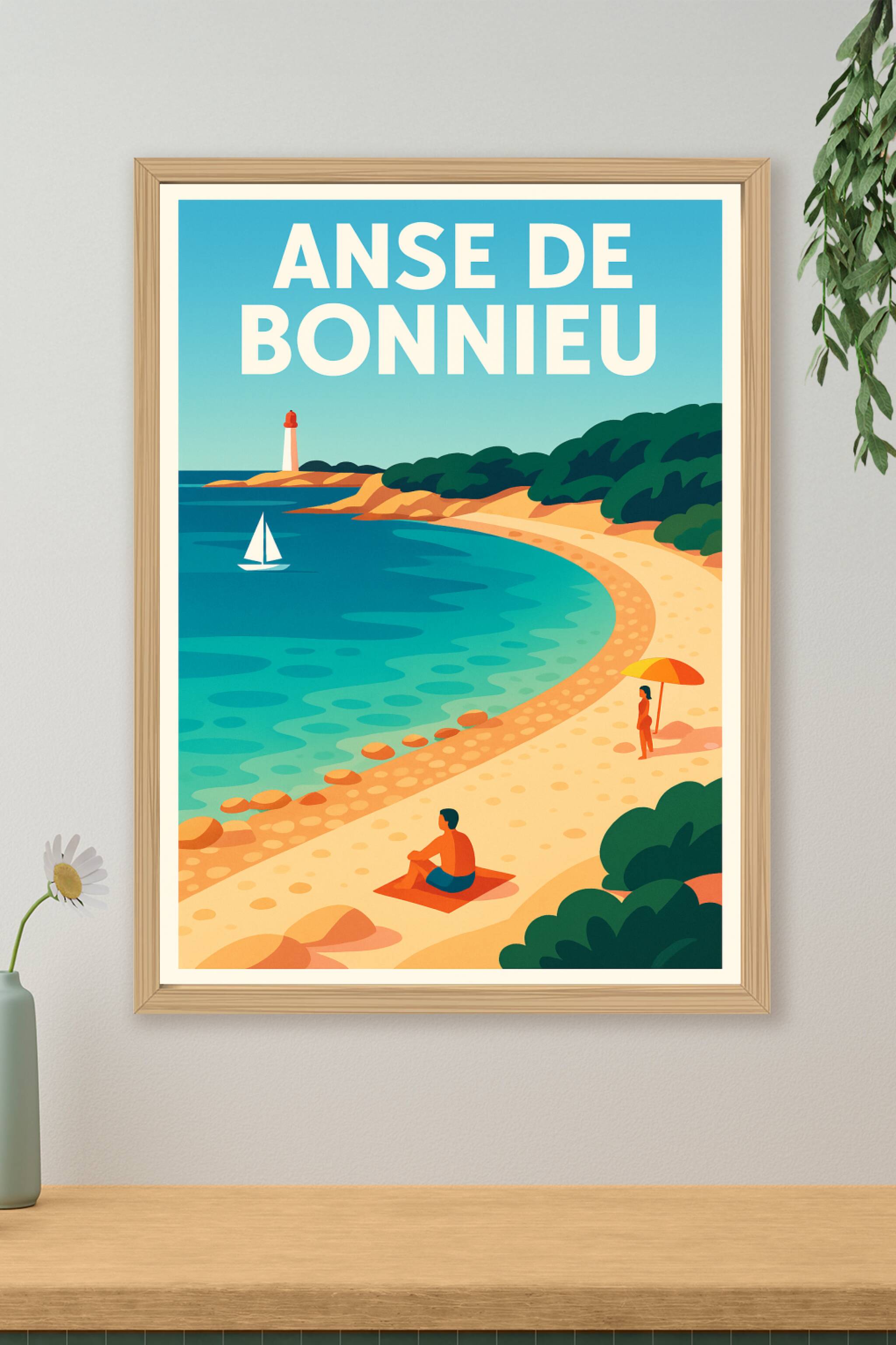 Affiche de Anse de Bonnieu - L'éclat de la Côte Bleue chez vous
