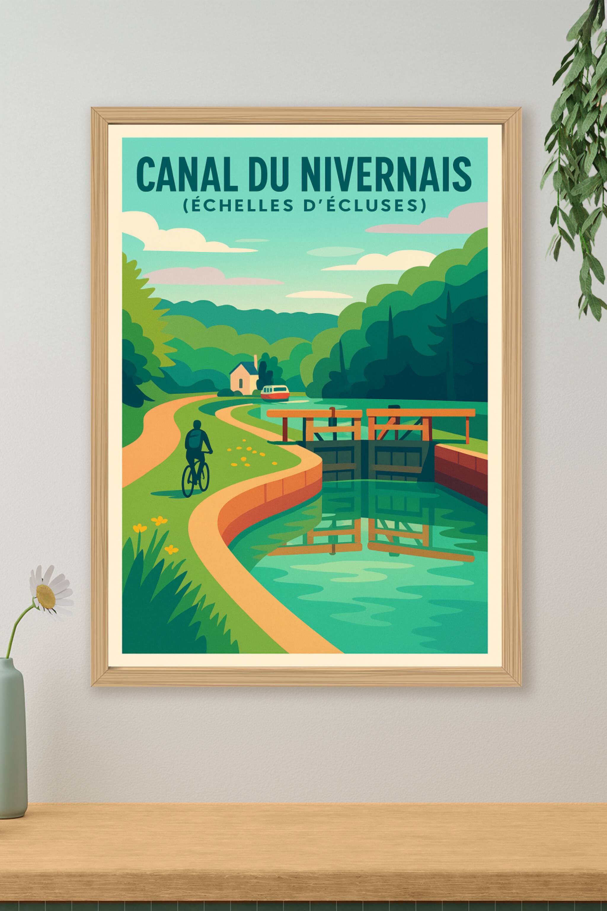 Affiche de Canal du Nivernais - La sérénité au fil de l'eau