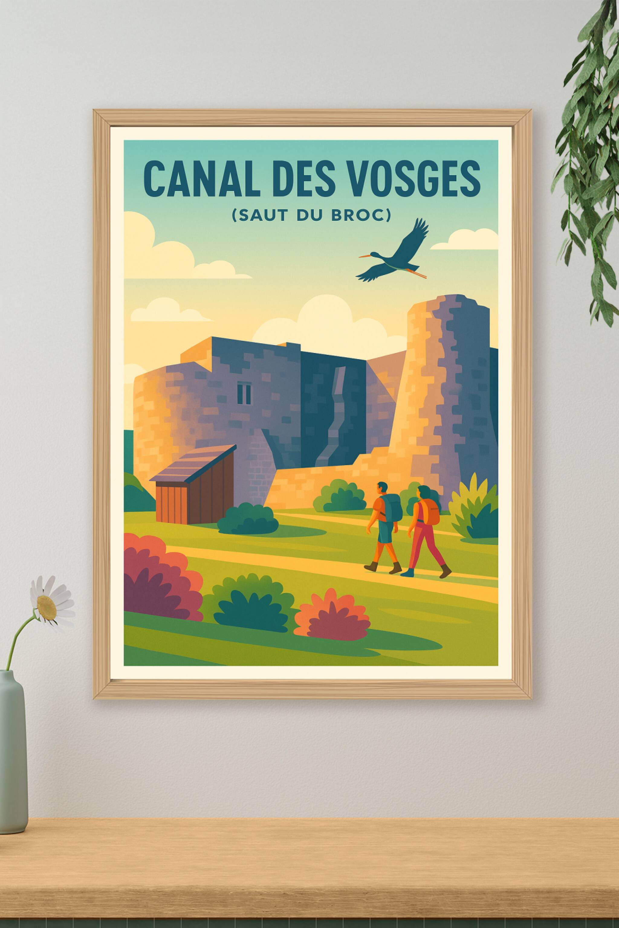 Affiche de Canal des Vosges - L'évasion au cœur du Saut du Broc