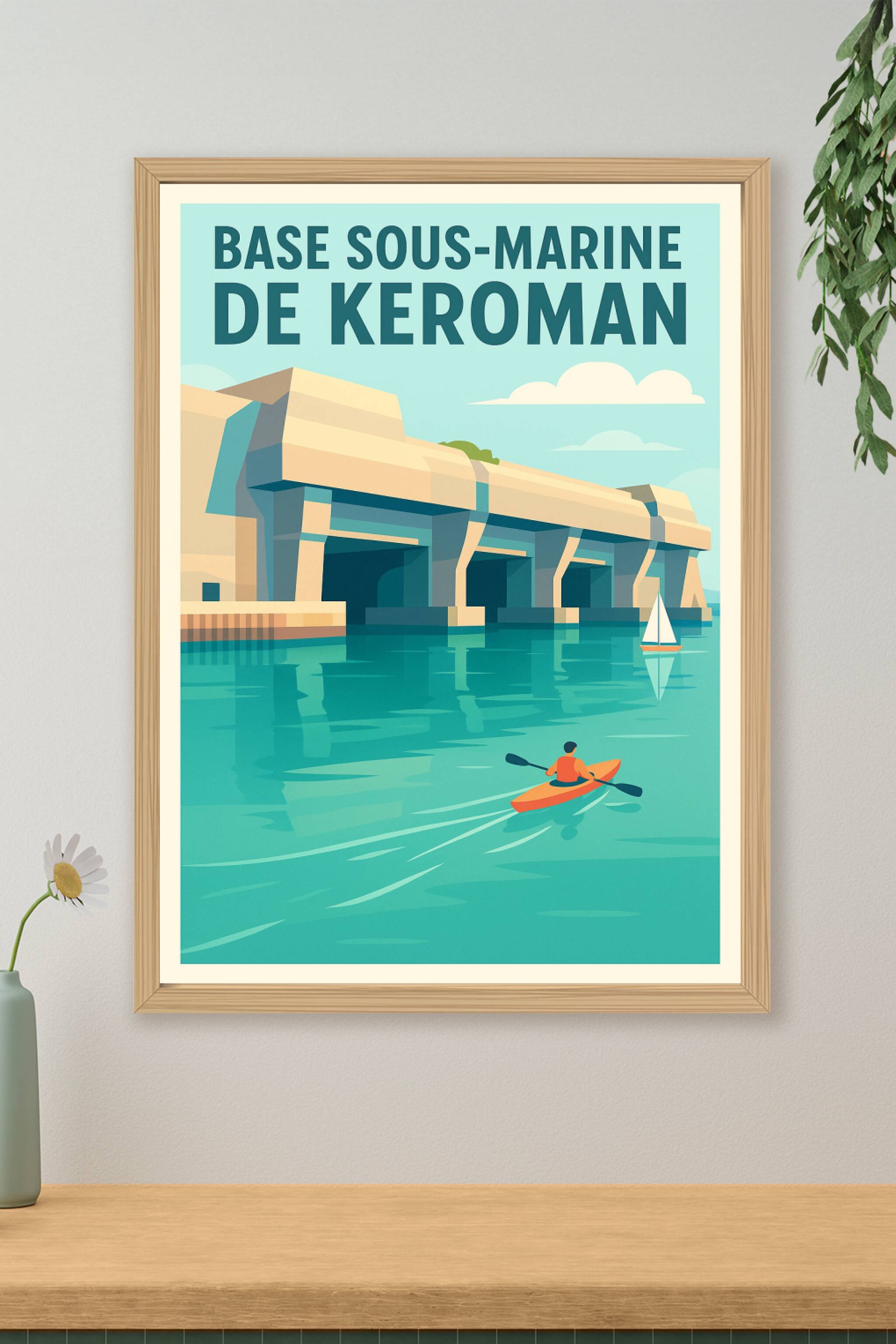 Affiche de Base sous-marine de Keroman - L'histoire monumentale de Lorient