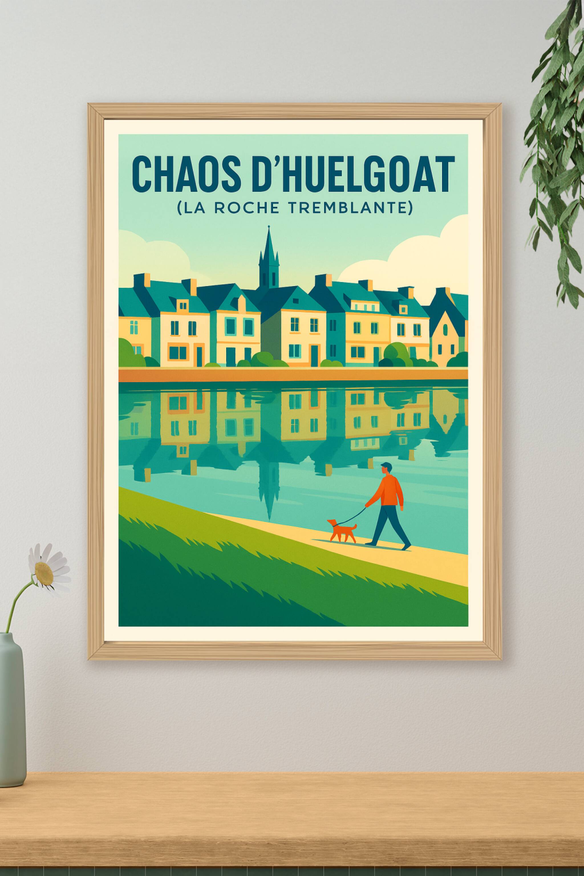 Affiche de Chaos d'Huelgoat - L'âme mystique de la Bretagne dans votre intérieur