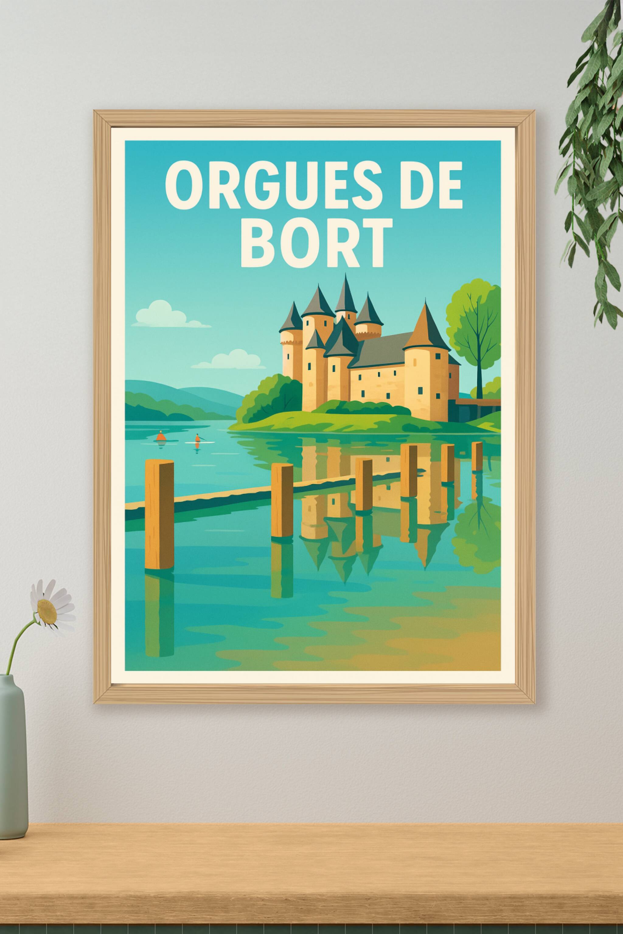 Affiche de Orgues de Bort - L'élégance du Château de Val au fil de l'eau