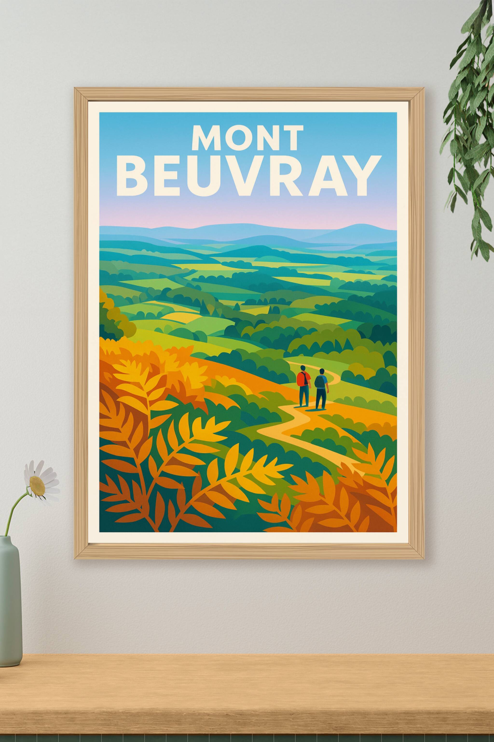 Affiche de Mont Beuvray - L'âme du Morvan et des paysages éternels