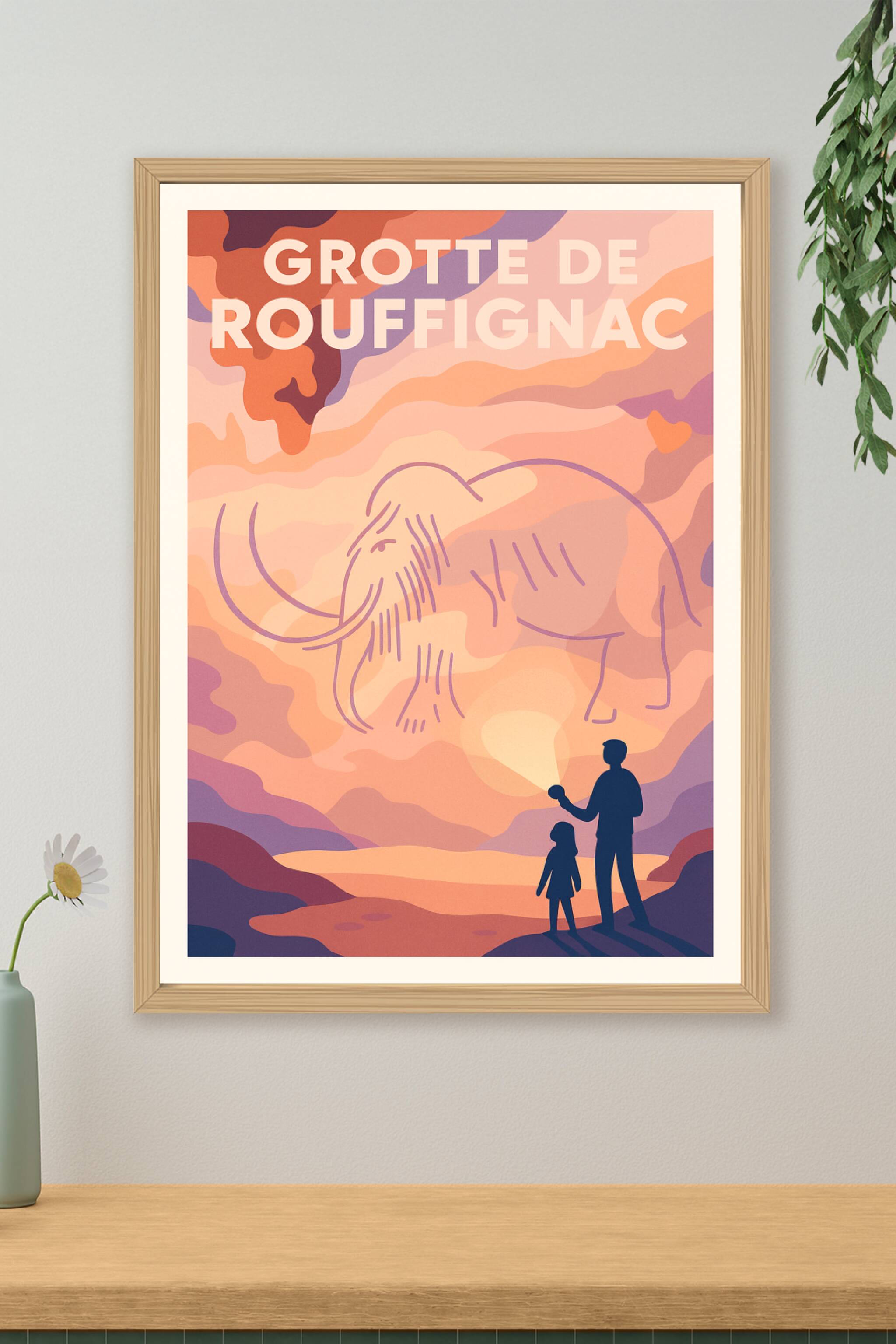 Affiche de Grotte de Rouffignac - Voyage au cœur de la Préhistoire