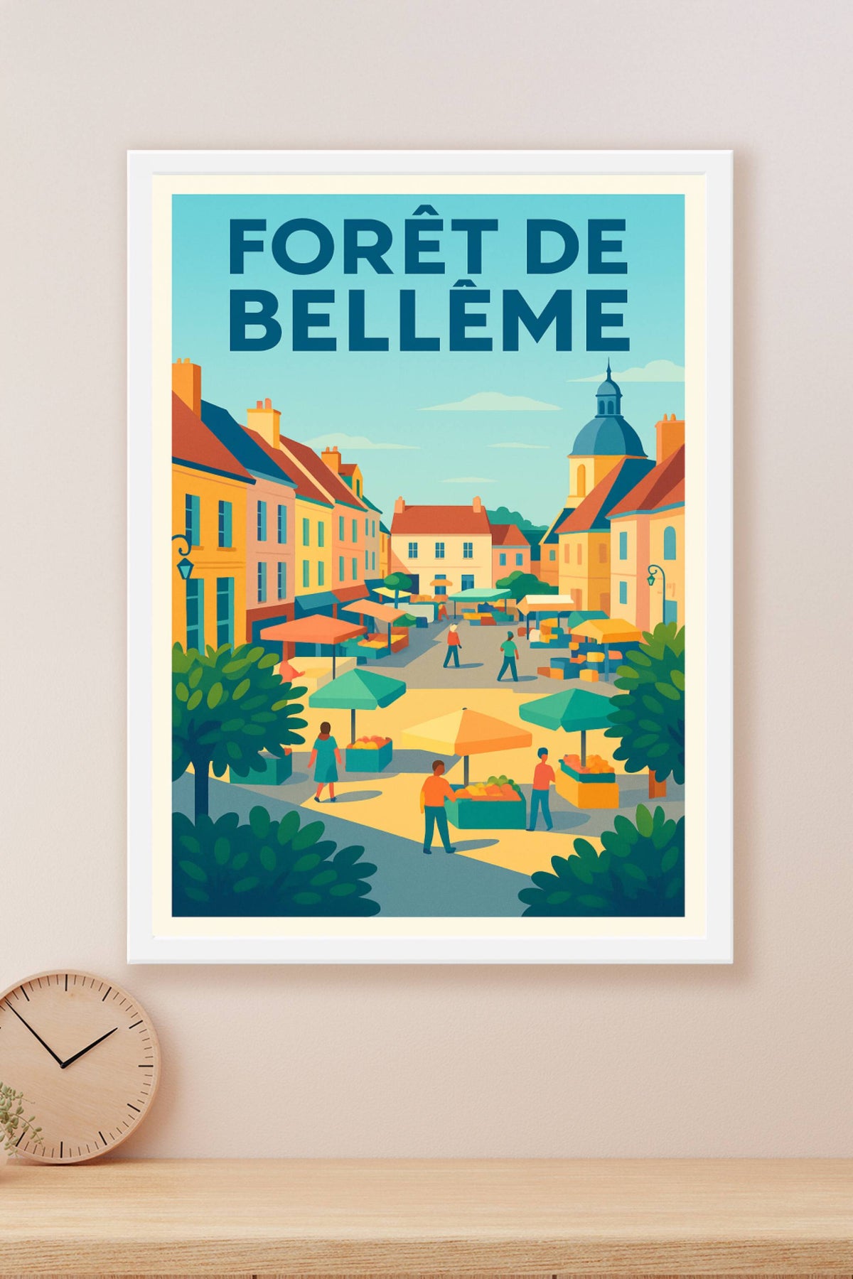 Affiche de Forêt de Bellême - L'élégance du Perche en couleurs