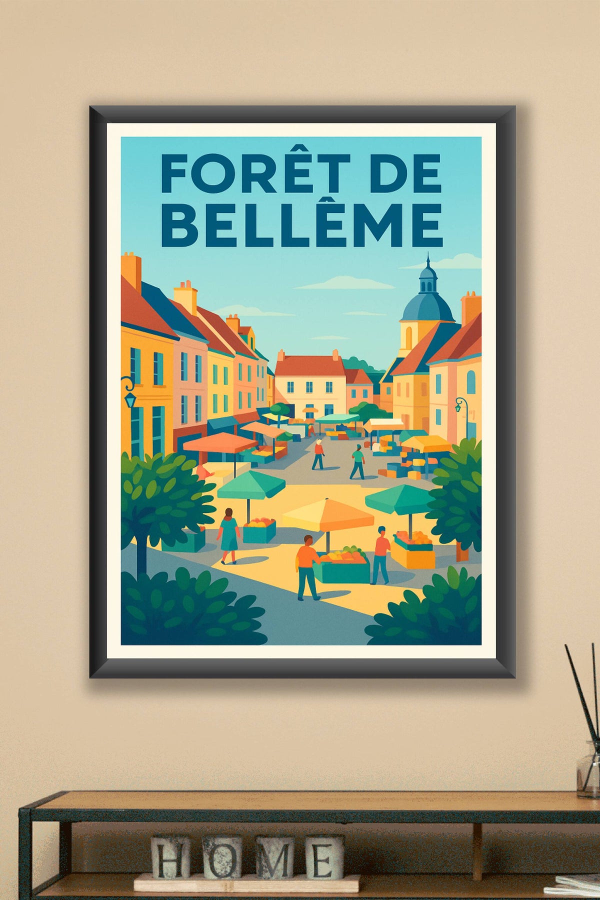 Affiche de Forêt de Bellême - L'élégance du Perche en couleurs