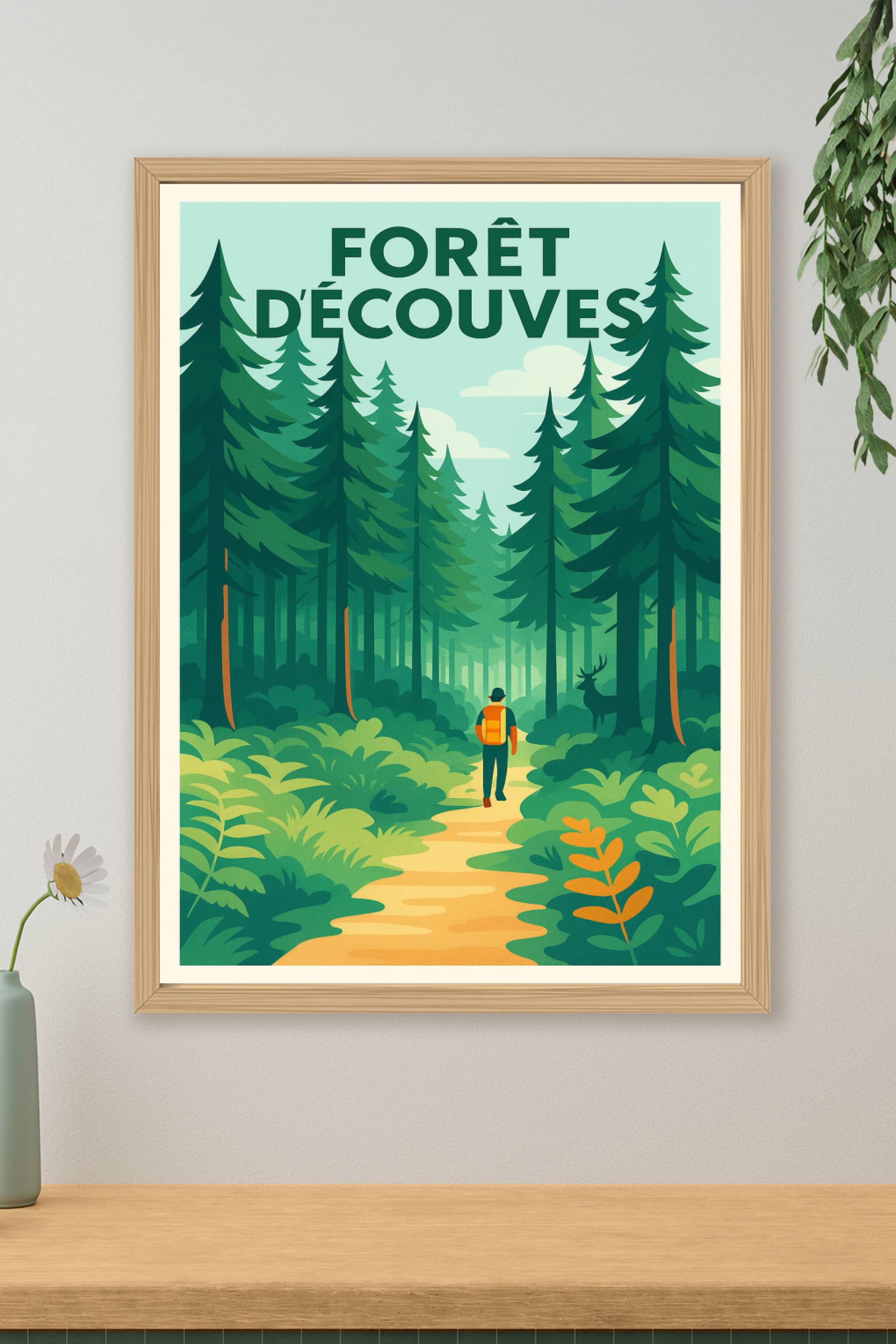 Affiche de Forêt d'Écouves - Évadez-vous au cœur du poumon vert de la Normandie