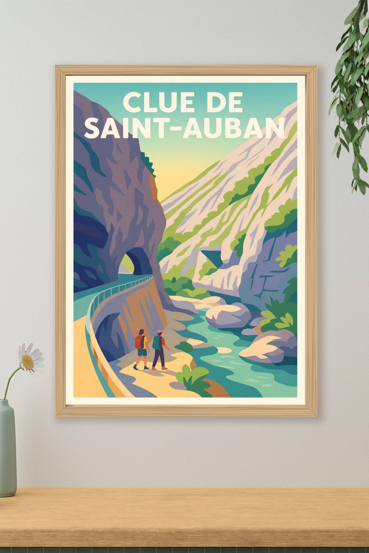 Affiche de Clue de Saint-Auban - L'aventure au cœur des canyons provençaux