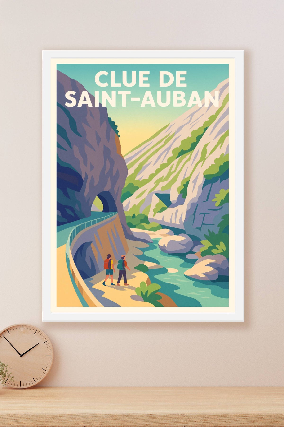 Affiche de Clue de Saint-Auban - L'aventure au cœur des canyons provençaux