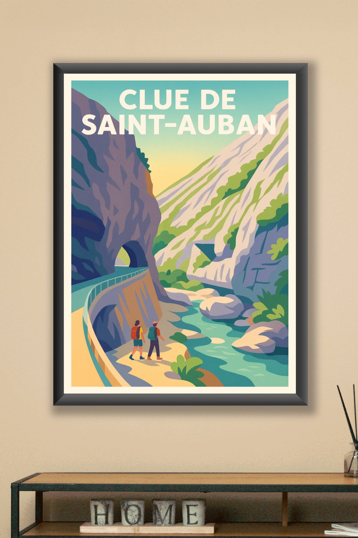 Affiche de Clue de Saint-Auban - L'aventure au cœur des canyons provençaux