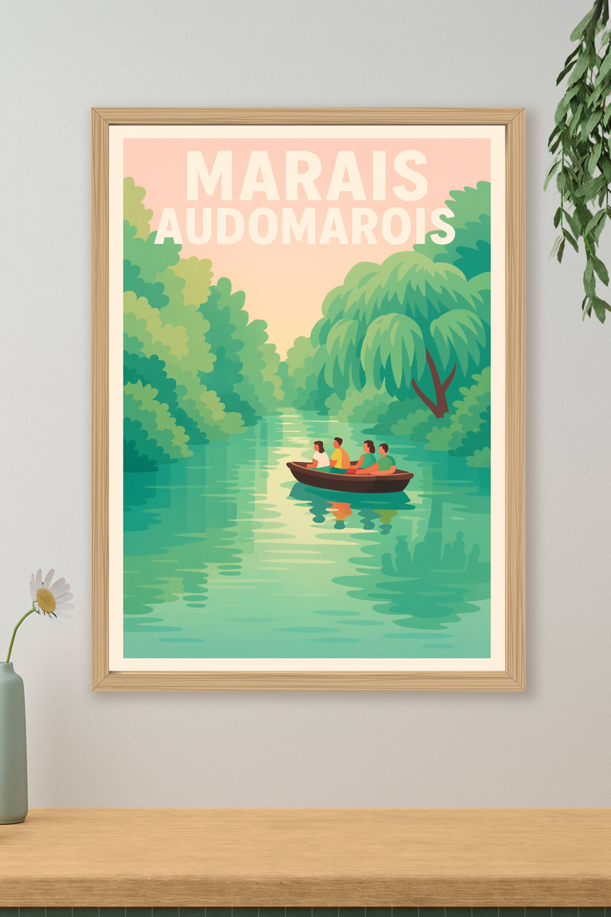 Affiche de Marais Audomarois - Une Escapade Nature au Fil de l'Eau