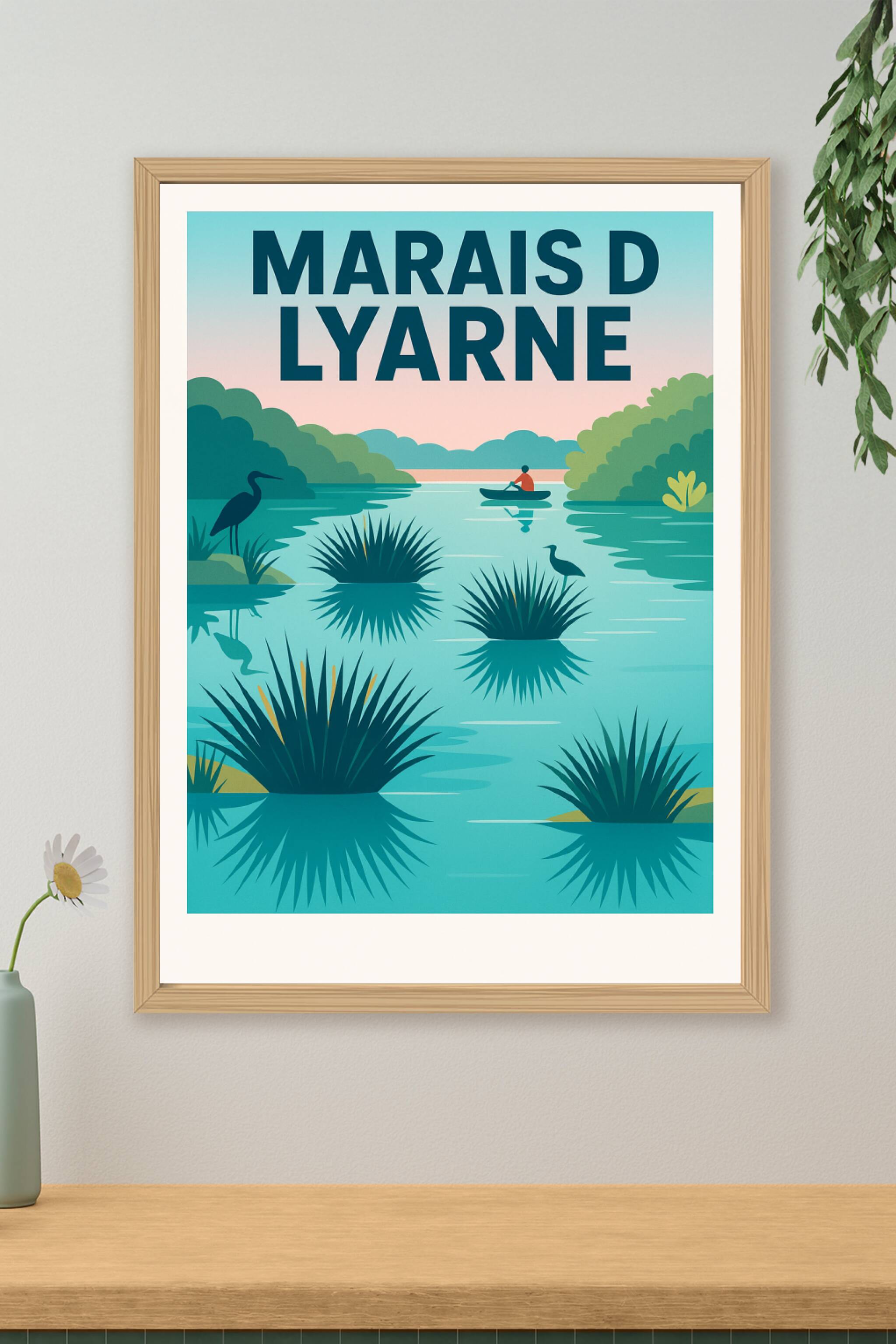 Affiche de Marais de Lyarne - Une escapade paisible au cœur de la nature