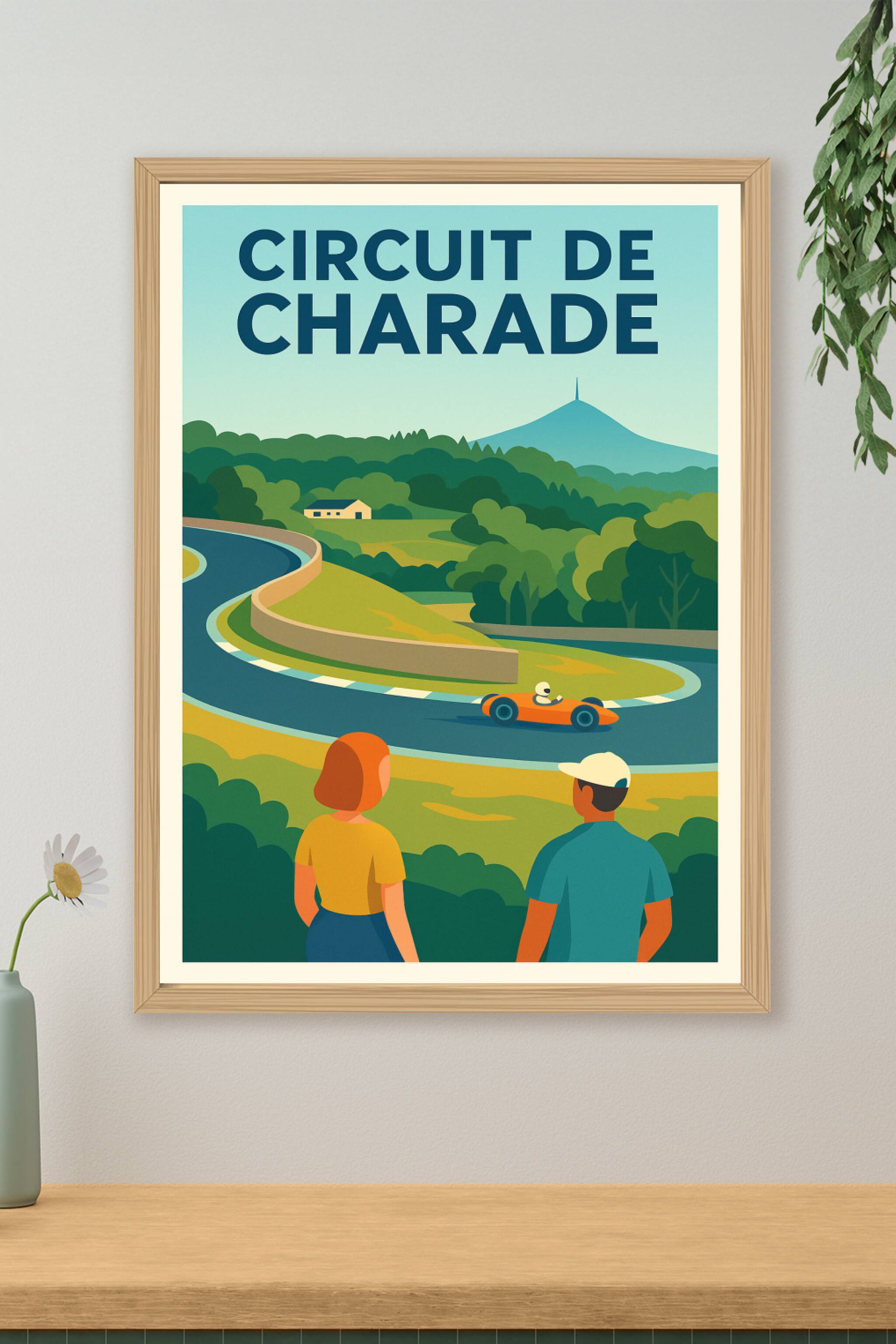 Affiche de Circuit de Charade - L'adrénaline au cœur des volcans