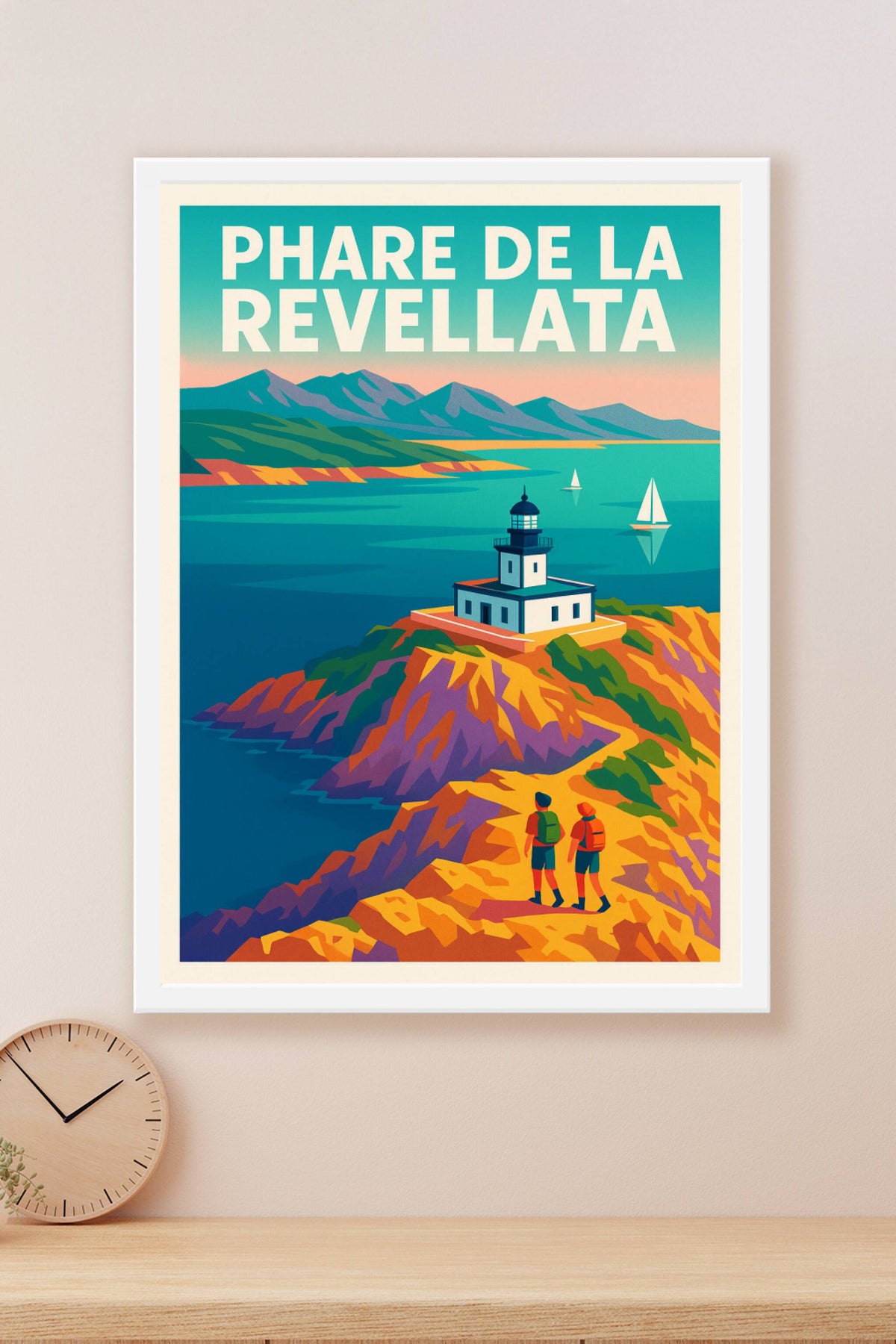 Affiche de Phare de la Revellata - L'éclat sauvage de la Corse