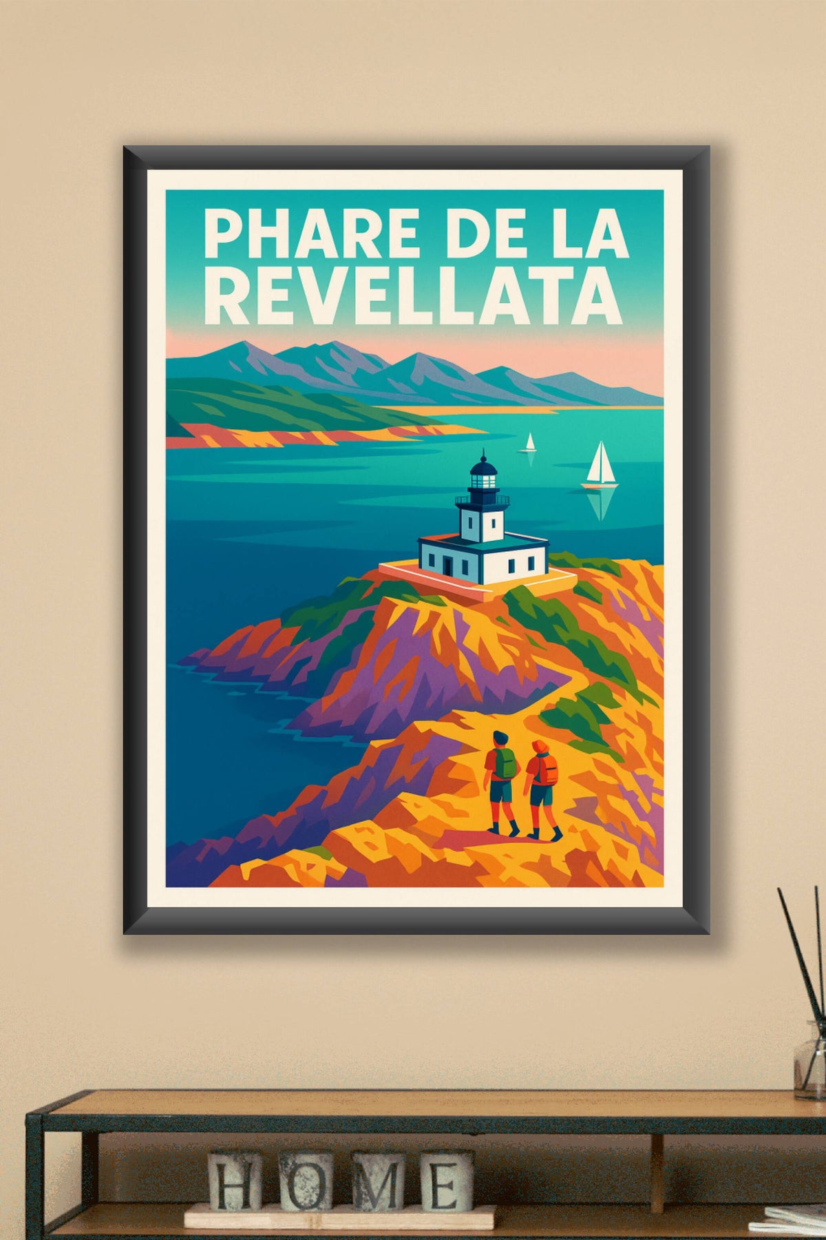Affiche de Phare de la Revellata - L'éclat sauvage de la Corse