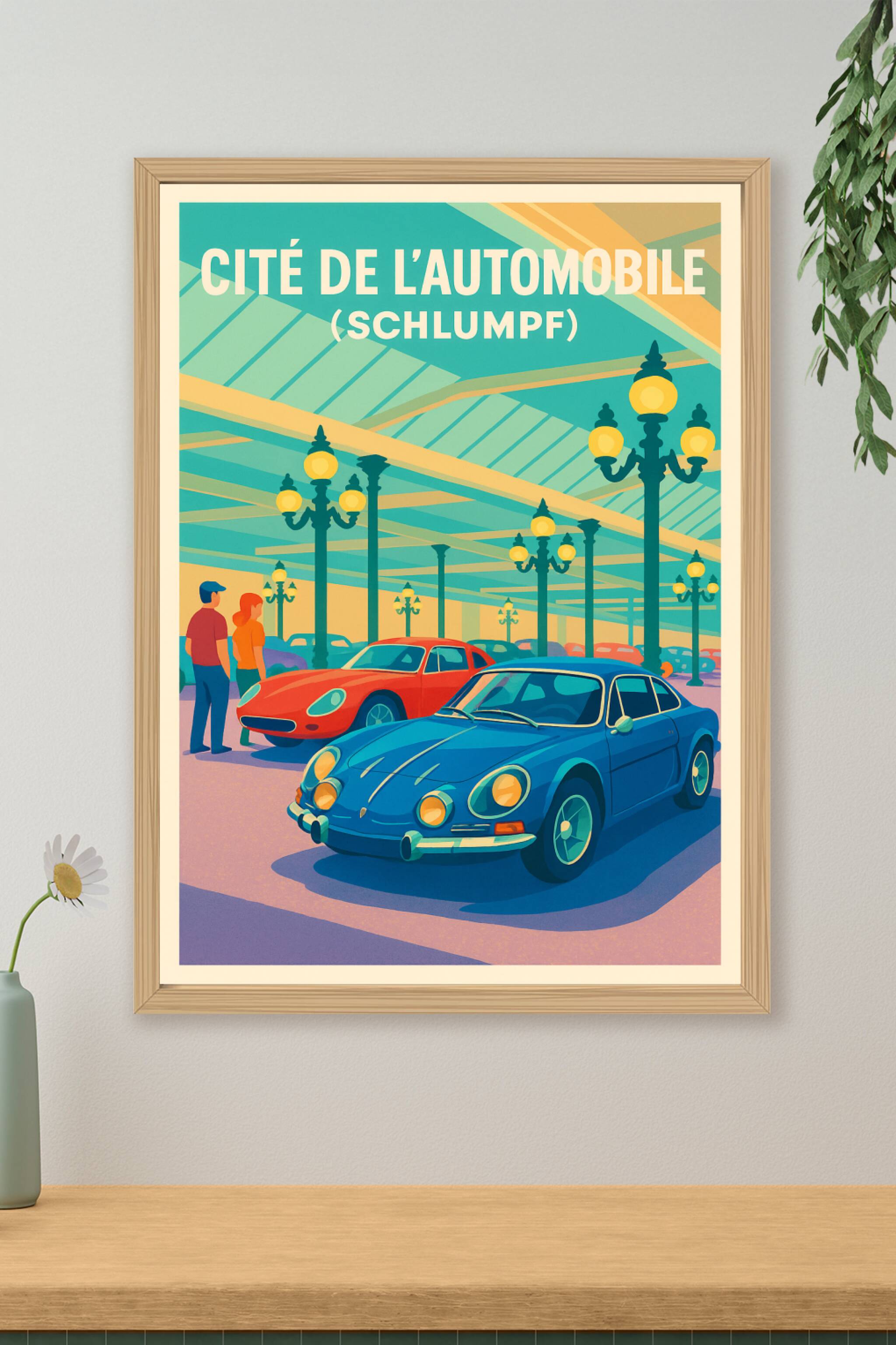 Affiche de Cité de l'Automobile - L'élégance vintage de la collection Schlumpf
