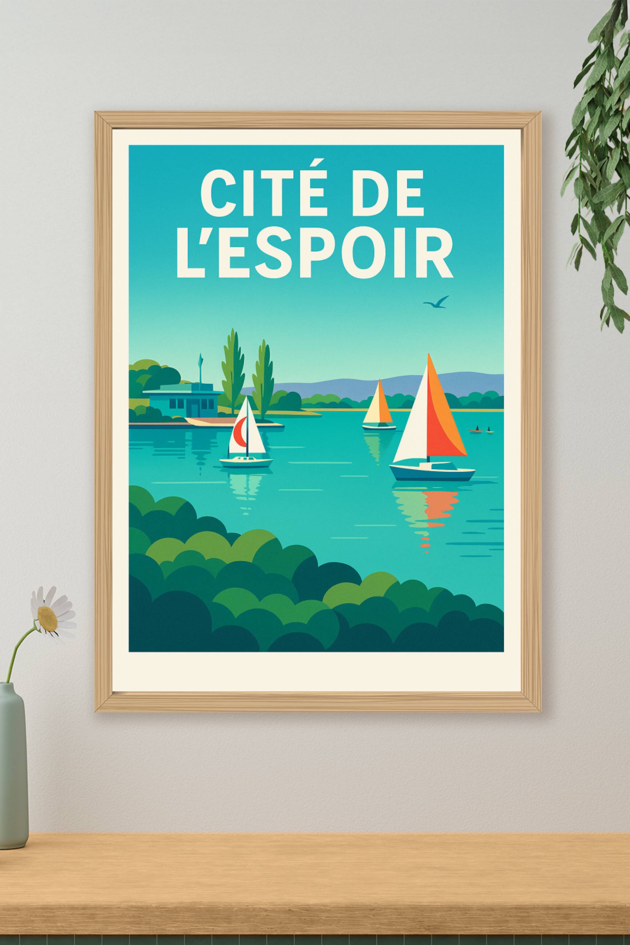 Affiche de Cité de l'Espoir - L'élégance nautique au cœur de la nature