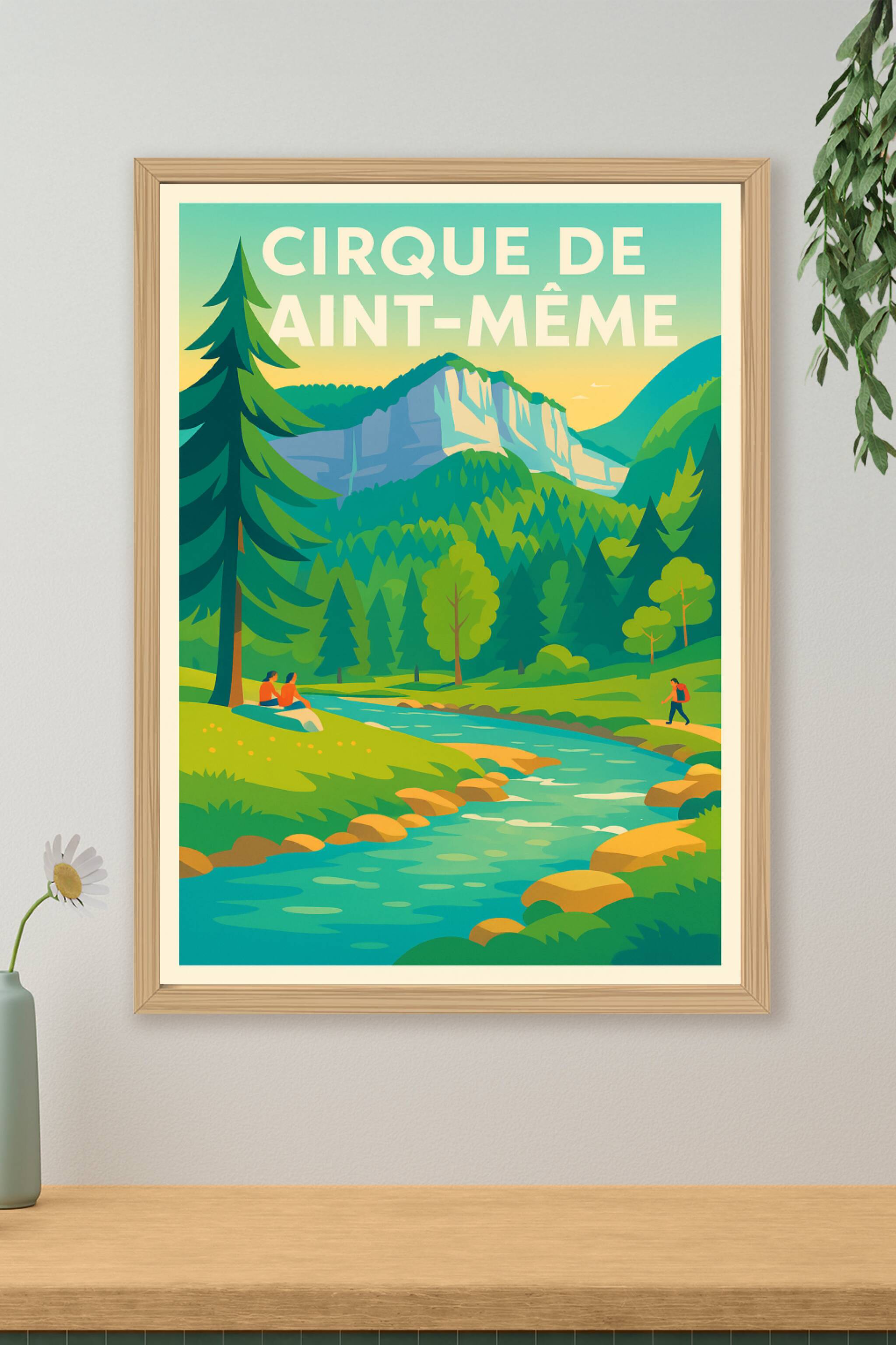 Affiche de Cirque de Saint-Même - Écrin de nature au cœur de la Chartreuse