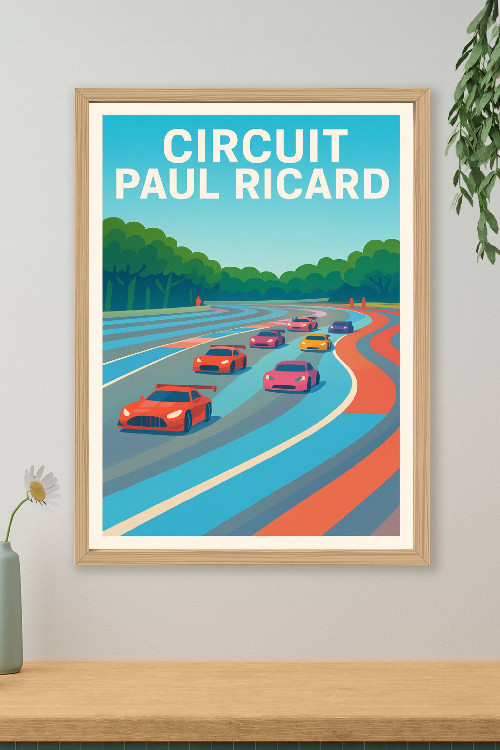 Affiche de Circuit Paul Ricard - L'adrénaline du Castellet sur vos murs