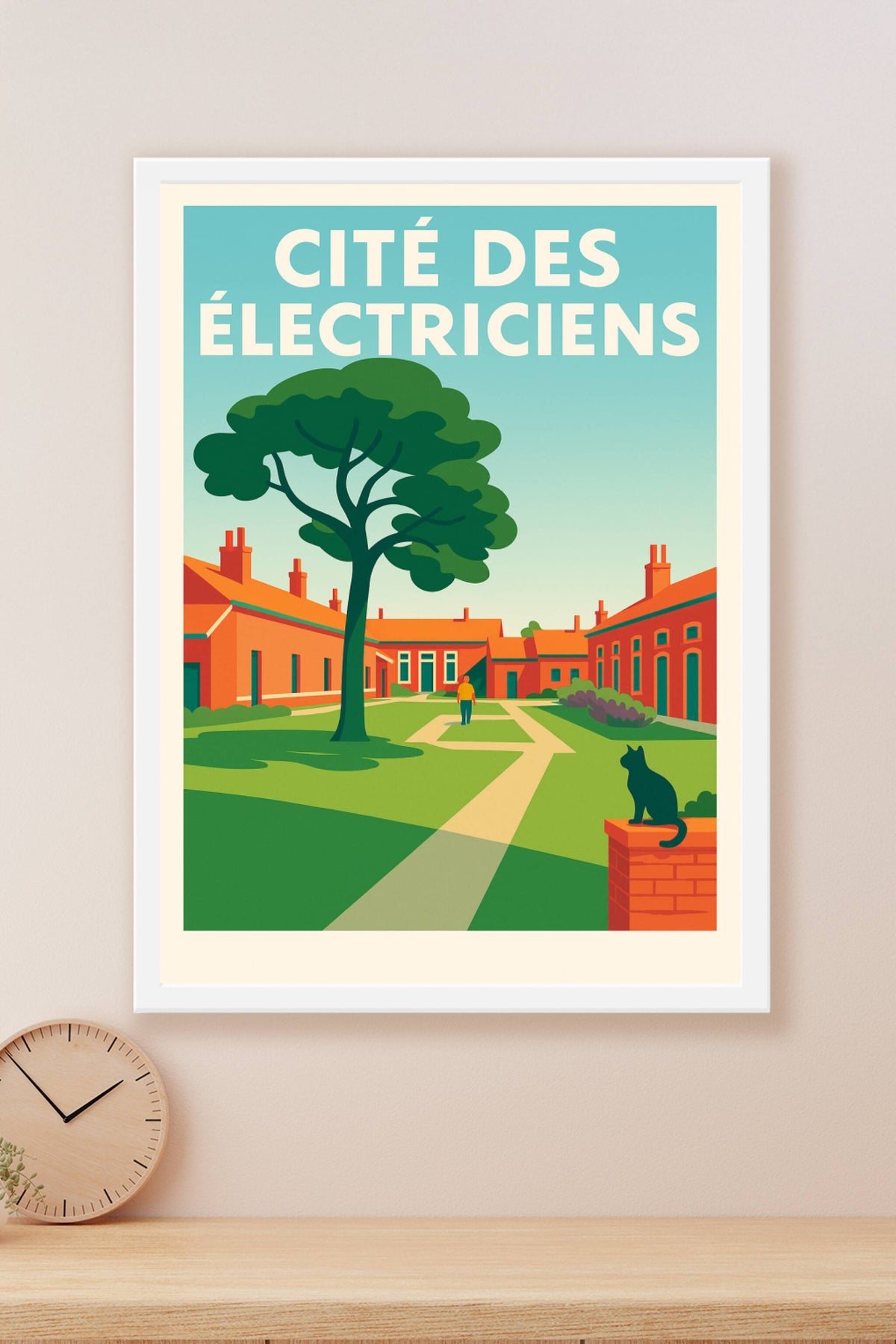Affiche de Cité des Électriciens - L'âme du bassin minier en couleurs