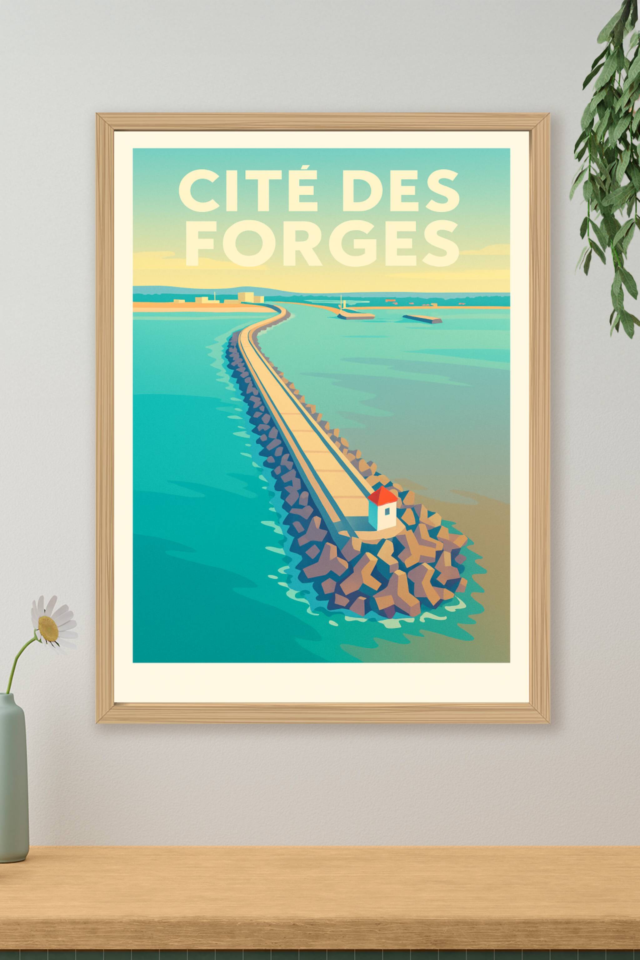 Affiche de Cité des Forges - Entre terre et mer, l'élégance du littoral