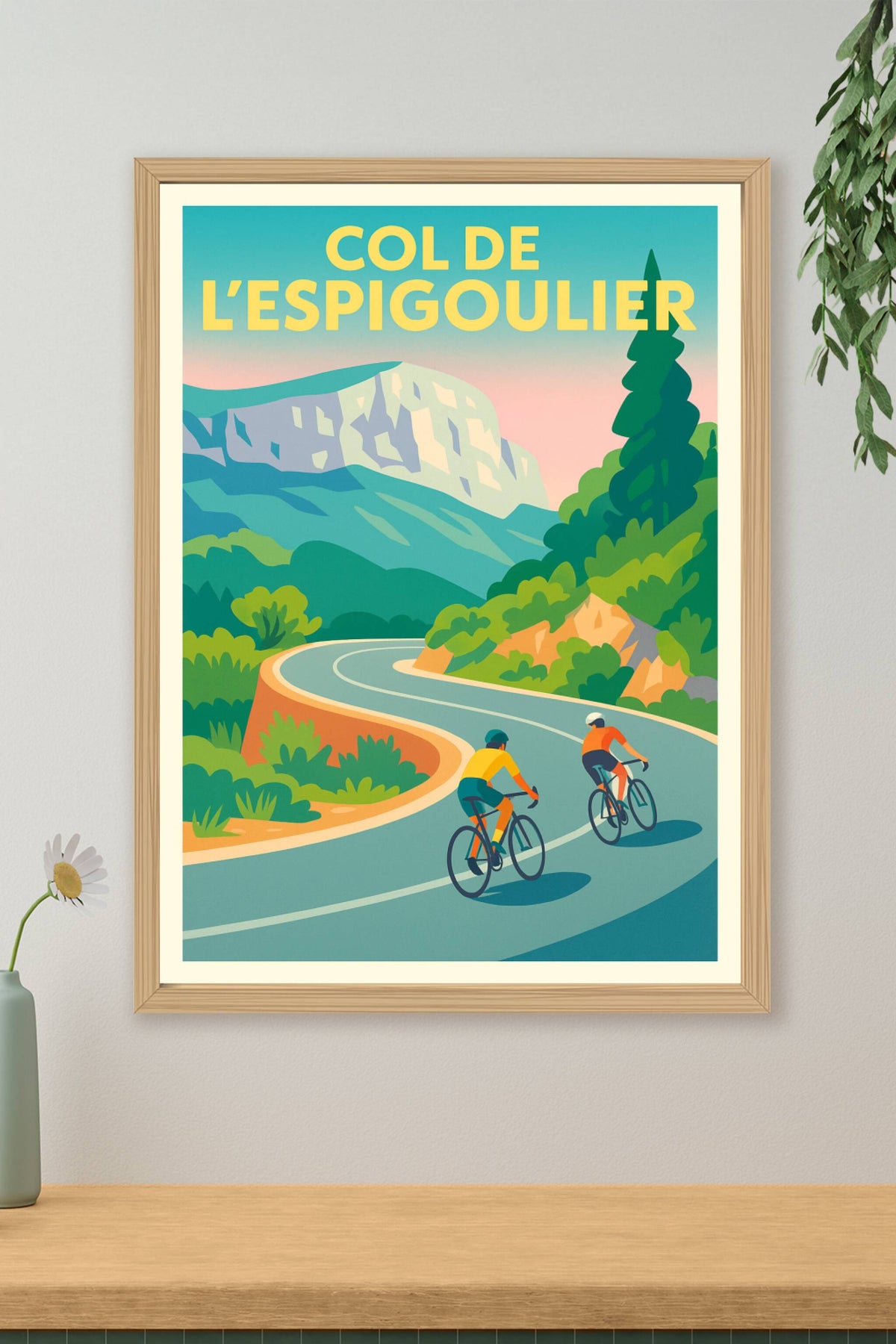 Affiche de Col de l'Espigoulier - Le sommet mythique de Provence en affiche