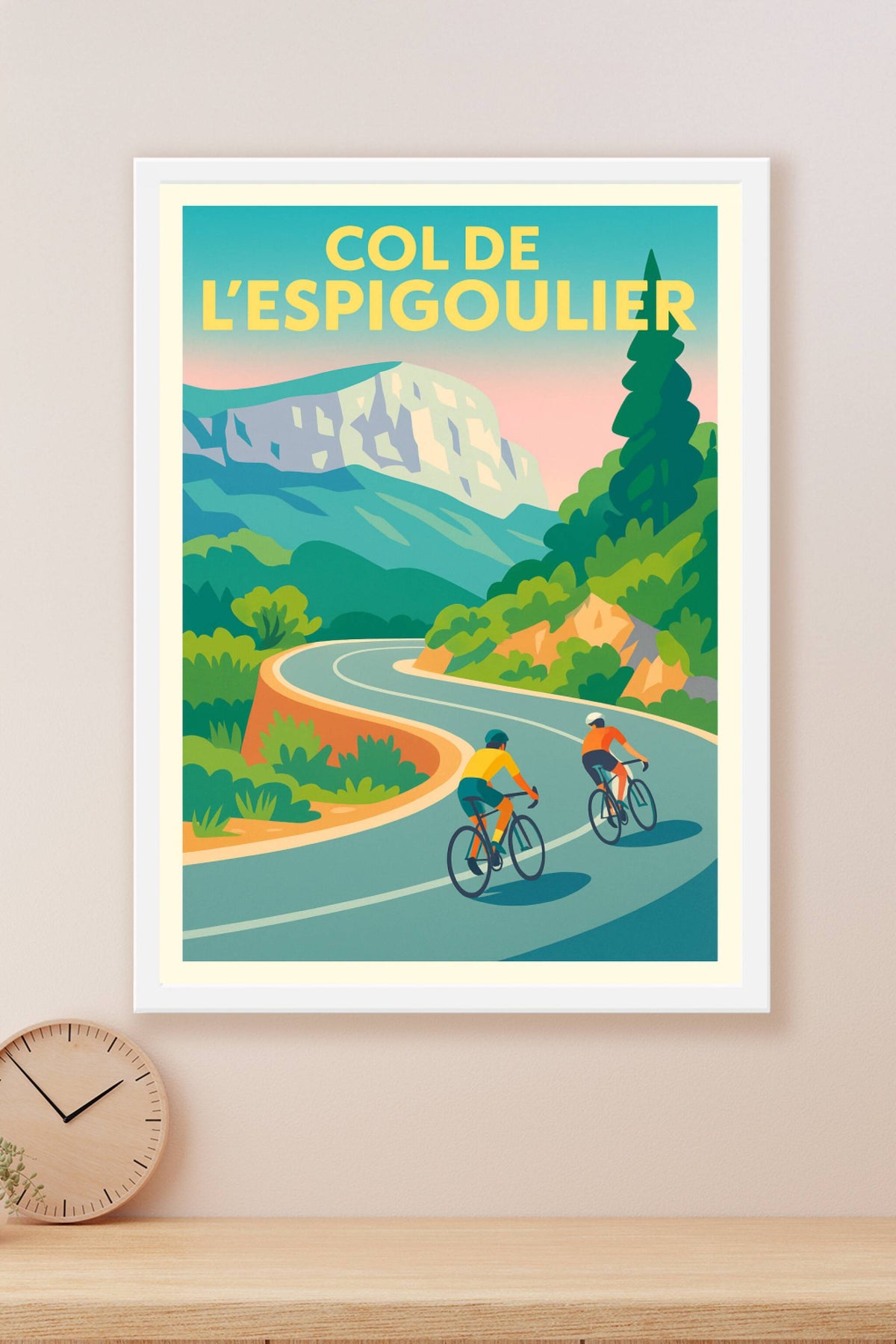 Affiche de Col de l'Espigoulier - Le sommet mythique de Provence en affiche