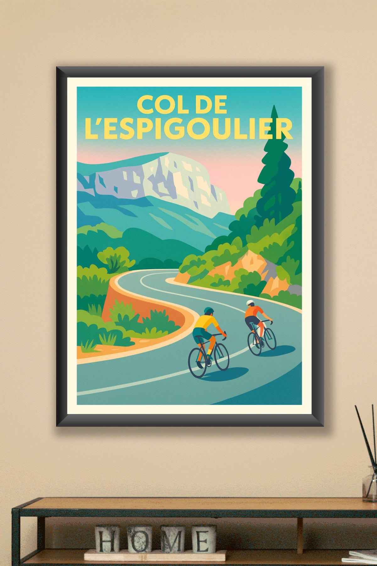 Affiche de Col de l'Espigoulier - Le sommet mythique de Provence en affiche