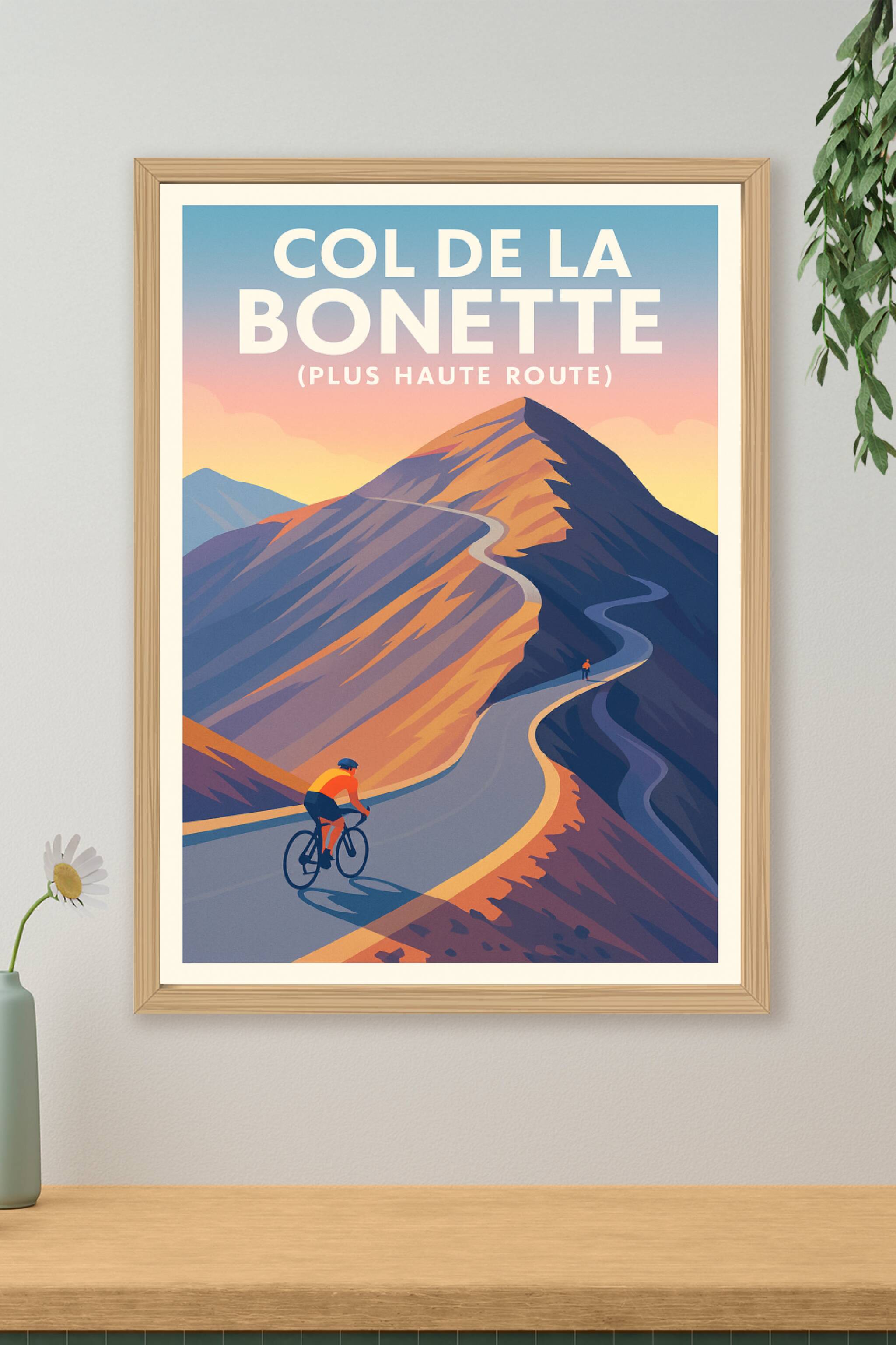Affiche de Col de la Bonette - Dominez la plus haute route d'Europe