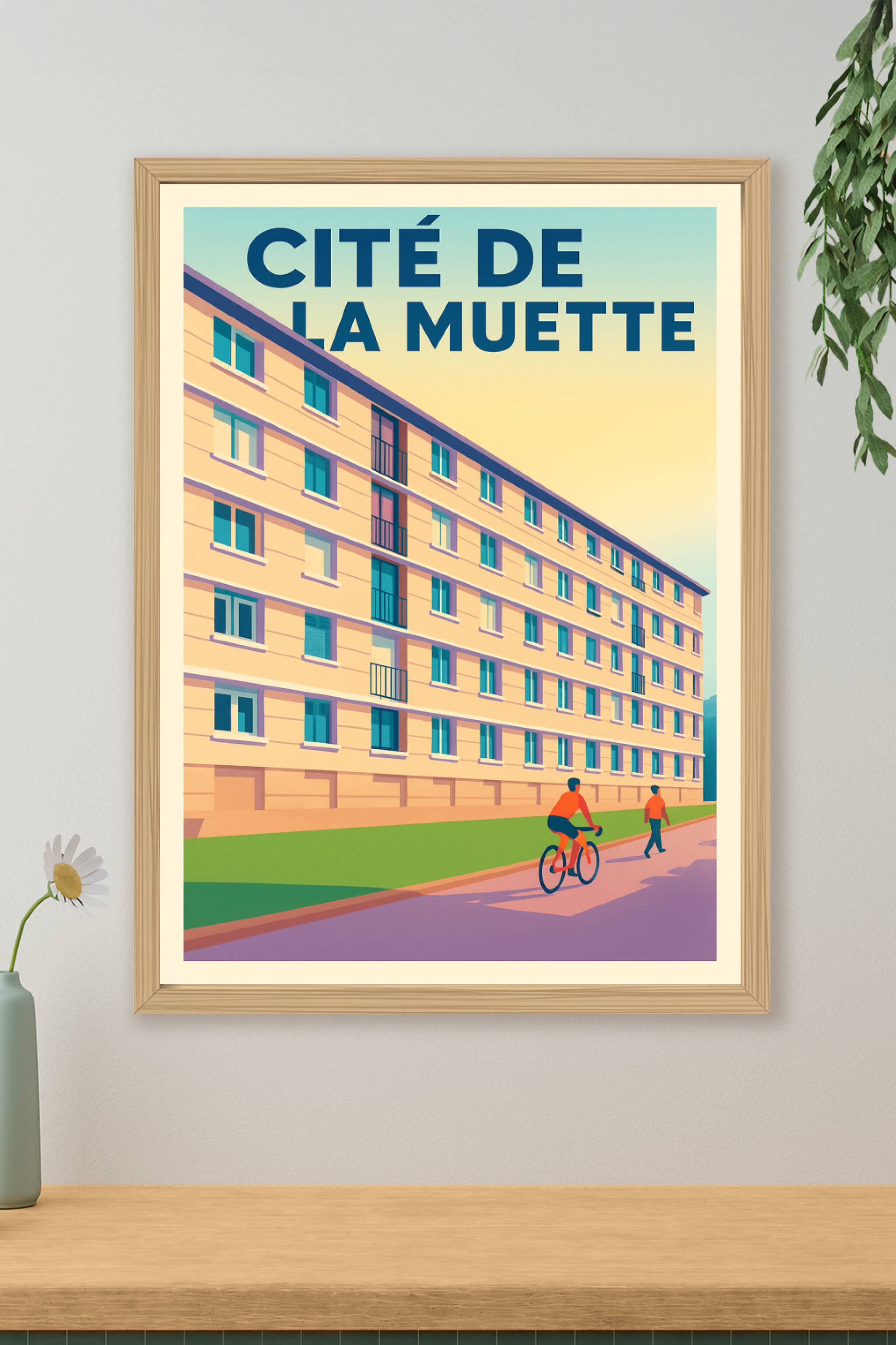 Affiche de Cité de la Muette - Une icône de l'architecture moderniste