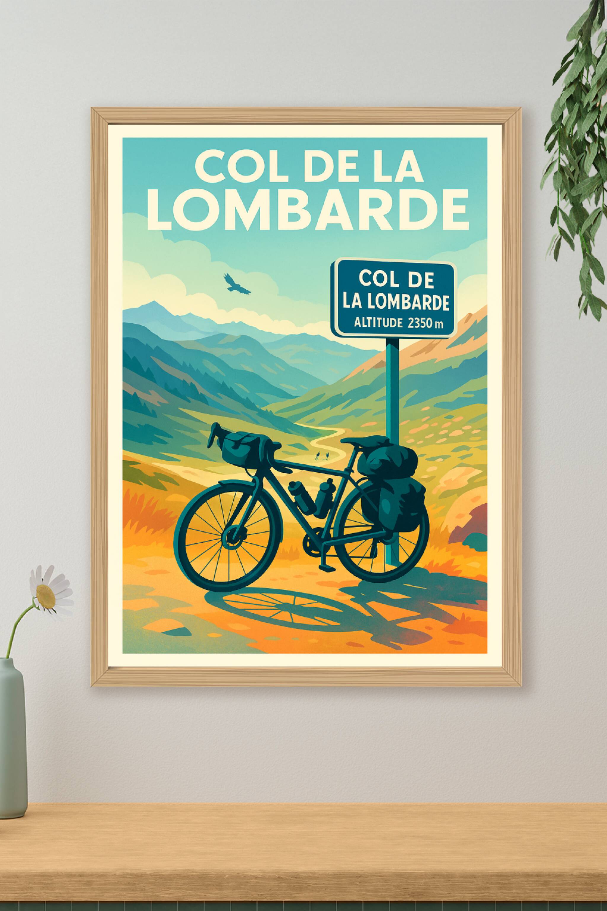 Affiche de Col de la Lombarde - L'ascension mythique au sommet des Alpes