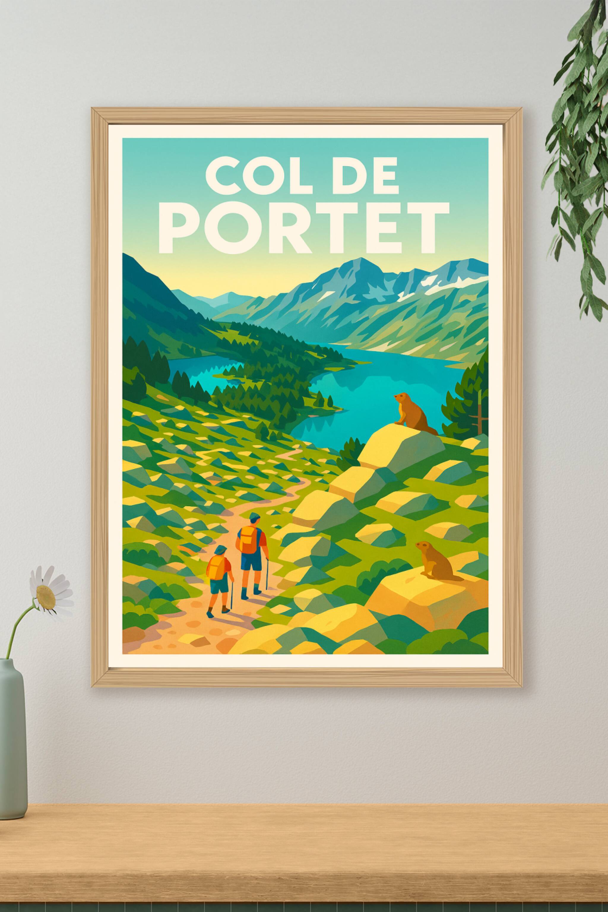 Affiche de Col de Portet - L'ascension majestueuse au cœur des Pyrénées