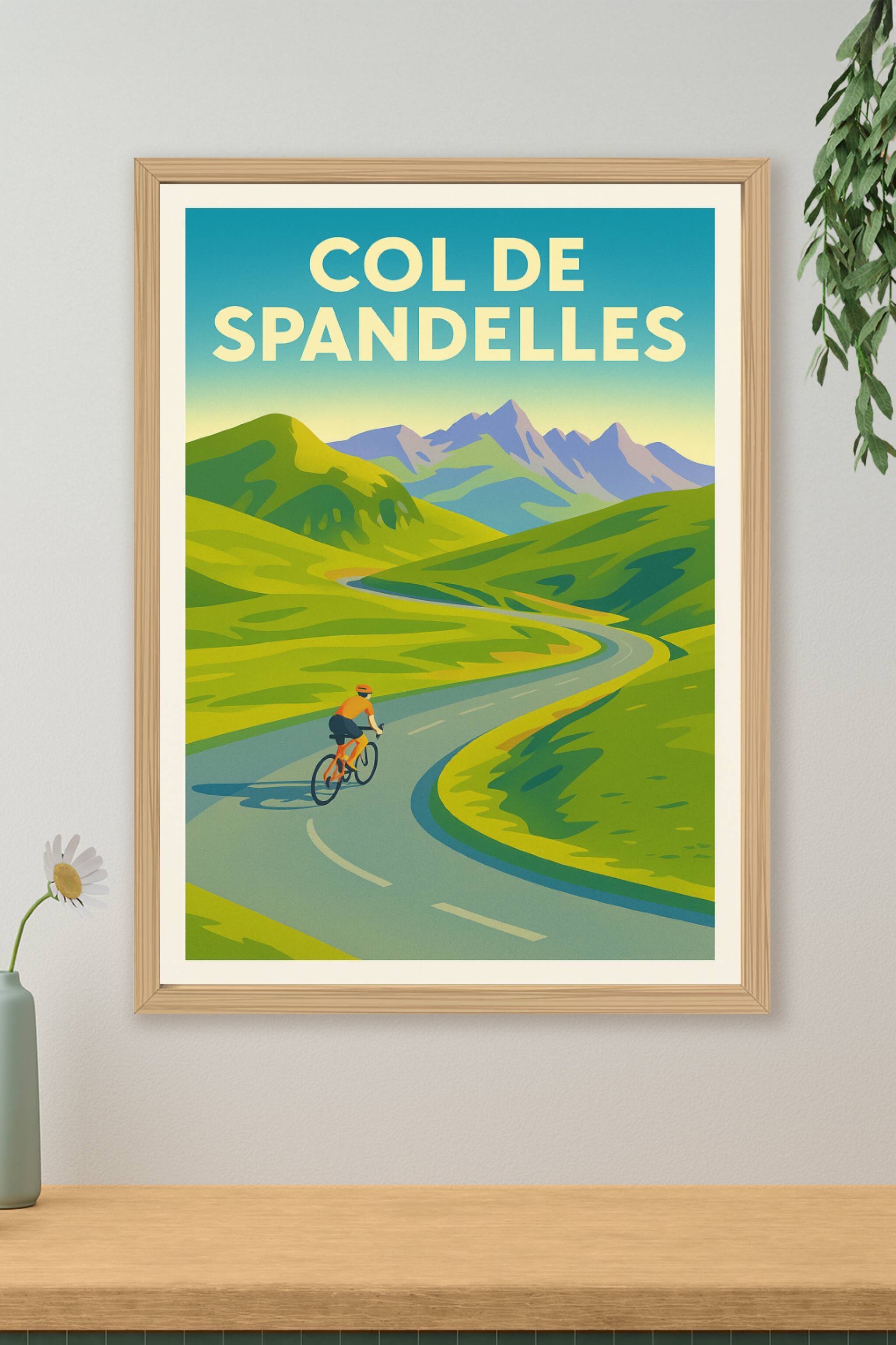 Affiche de Col de Spandelles - L'ascension mythique des Pyrénées