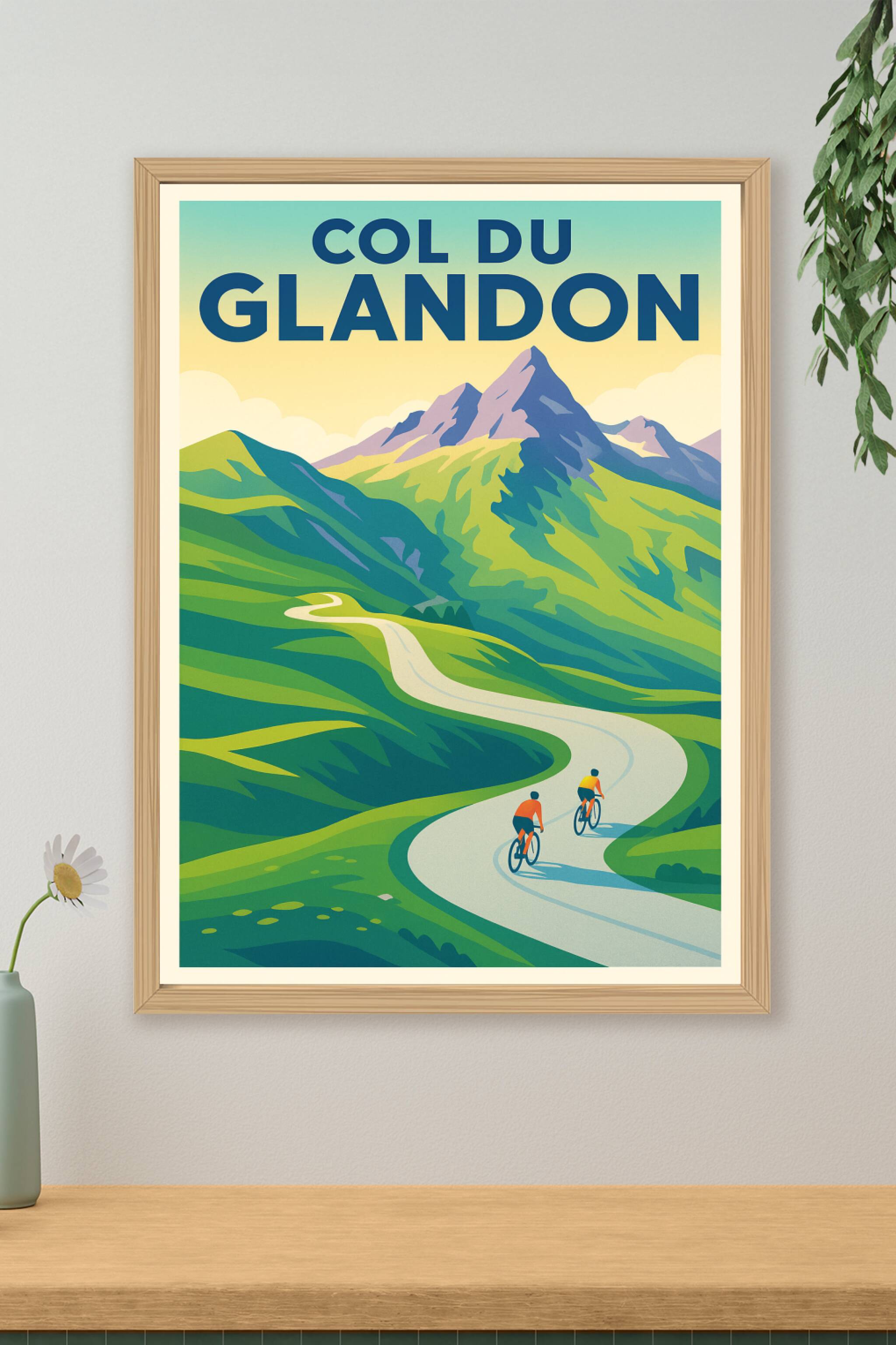 Affiche de Col du Glandon - Le sommet mythique des Alpes au cœur de votre déco