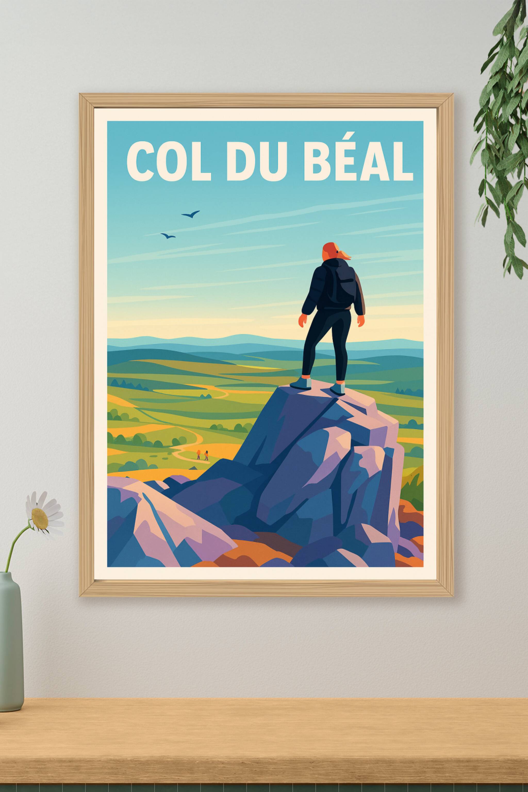 Affiche de Col du Béal - Le sommet des Monts du Forez chez vous