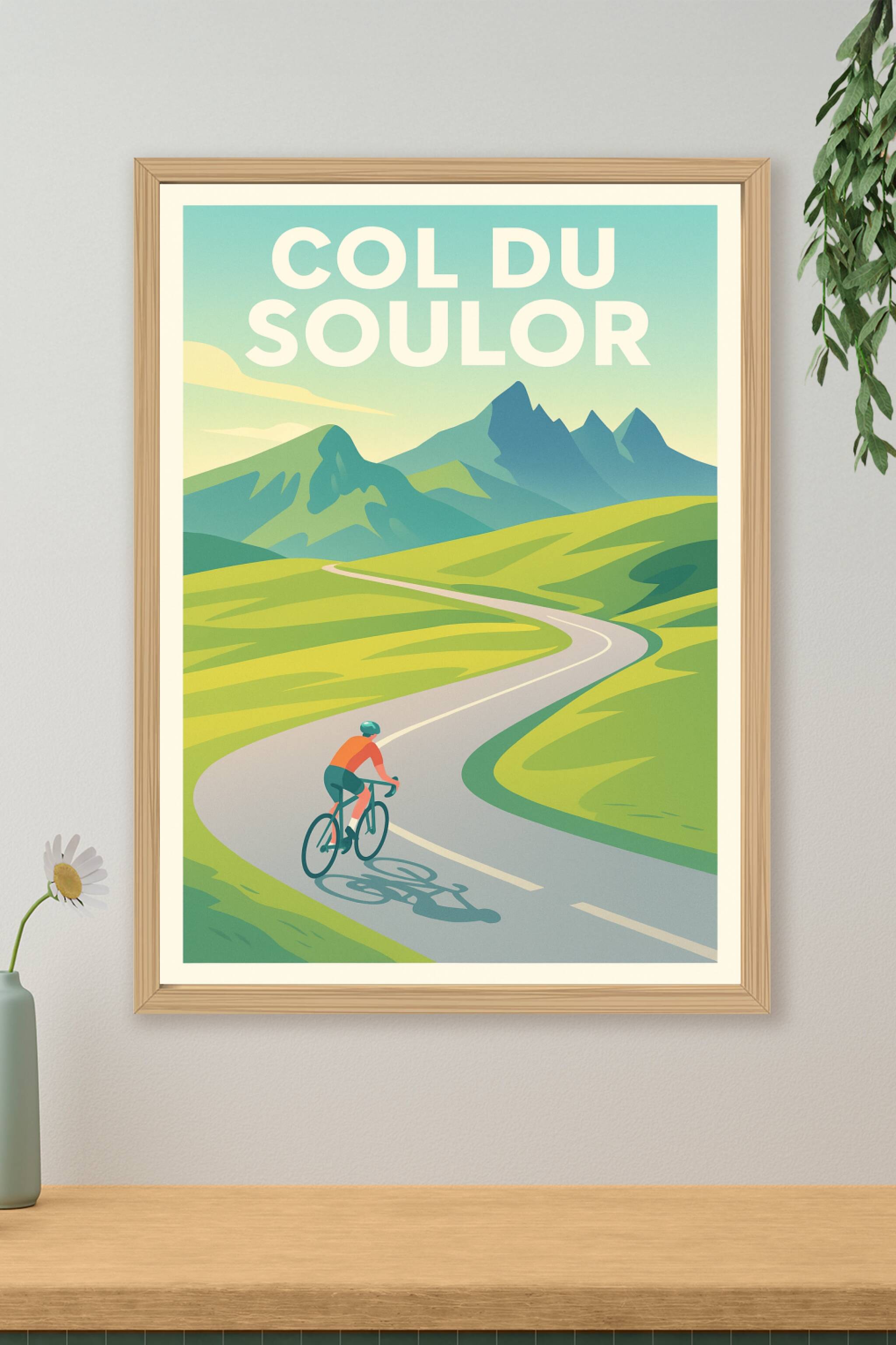 Affiche de Col du Soulor - Le sommet mythique des Pyrénées pour les passionnés