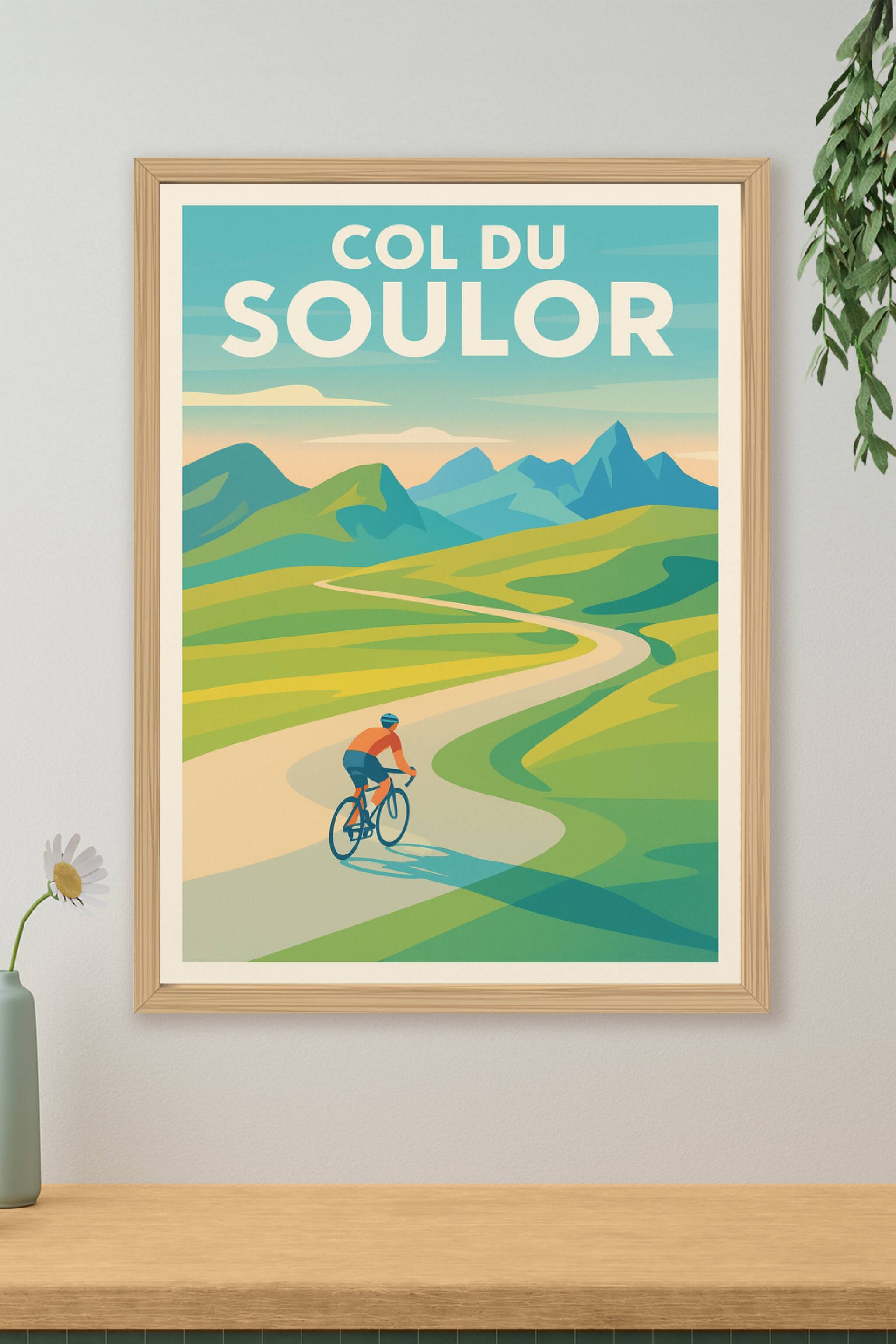 Affiche de Col du Soulor - L'ascension légendaire des Pyrénées