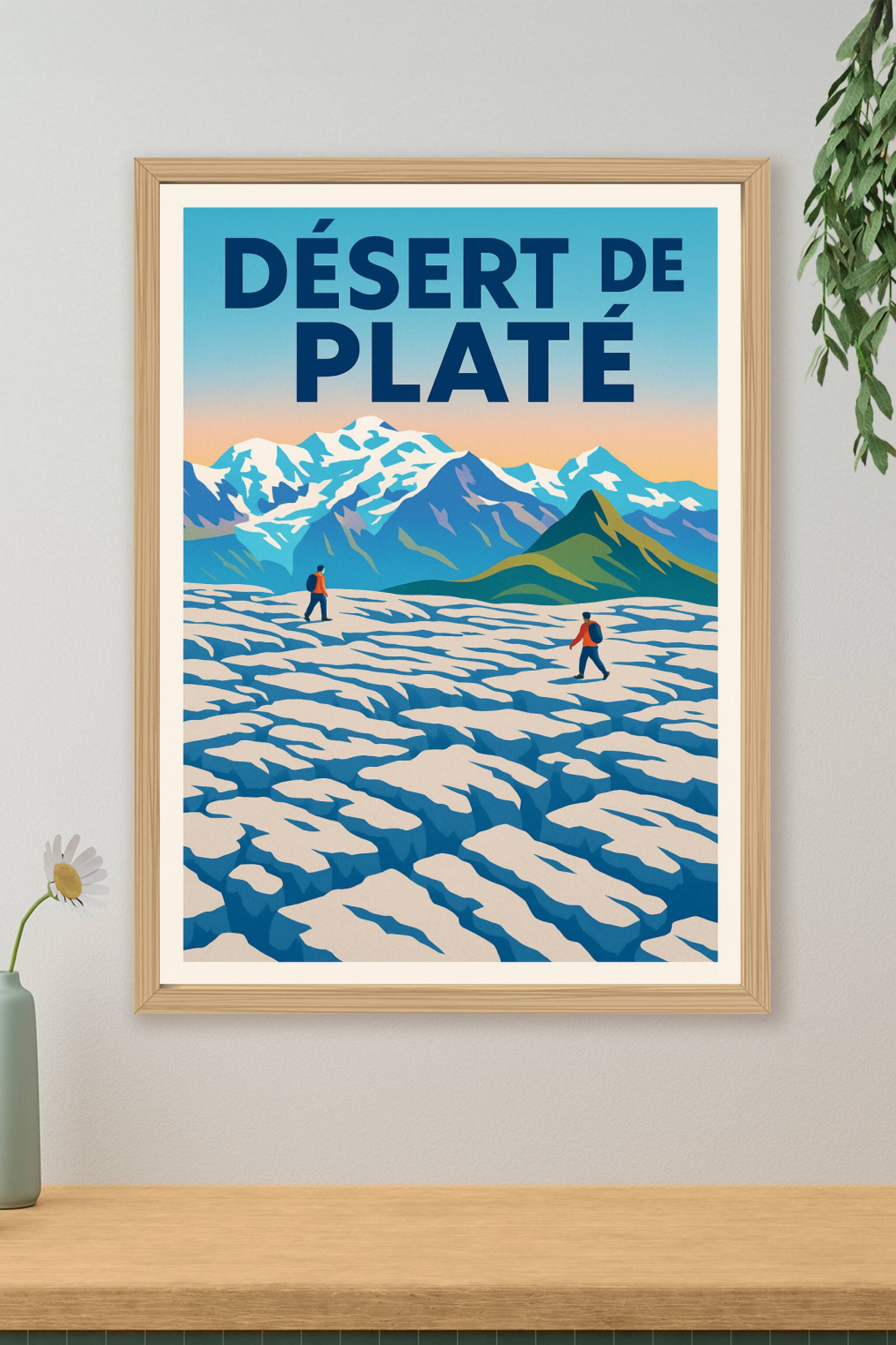 Affiche de Désert de Platé - L'évasion spectaculaire face au Mont-Blanc