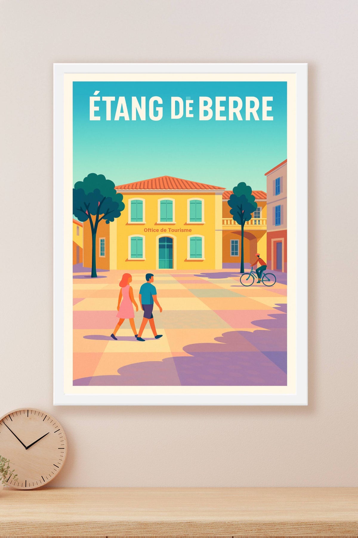Affiche de Étang de Berre - Douceur de vivre sous le soleil de Provence