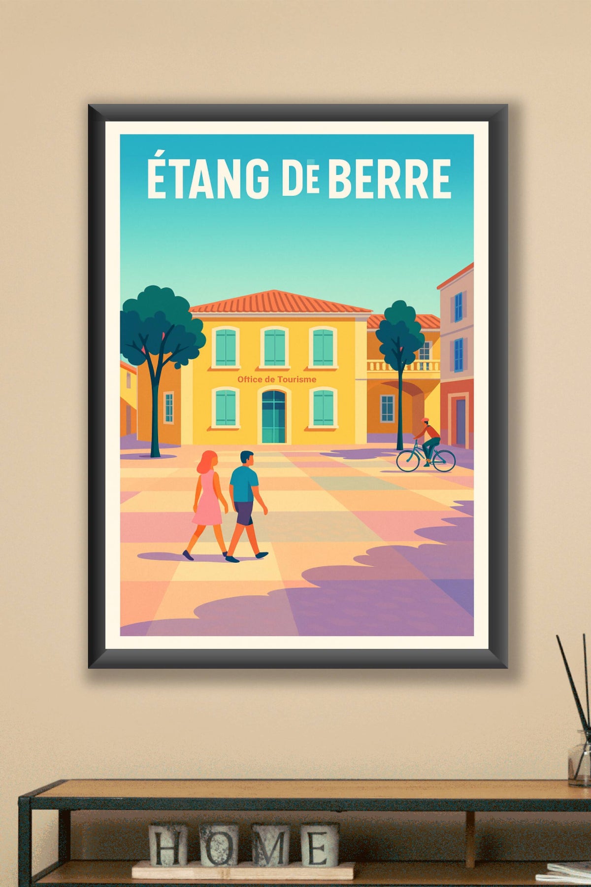 Affiche de Étang de Berre - Douceur de vivre sous le soleil de Provence