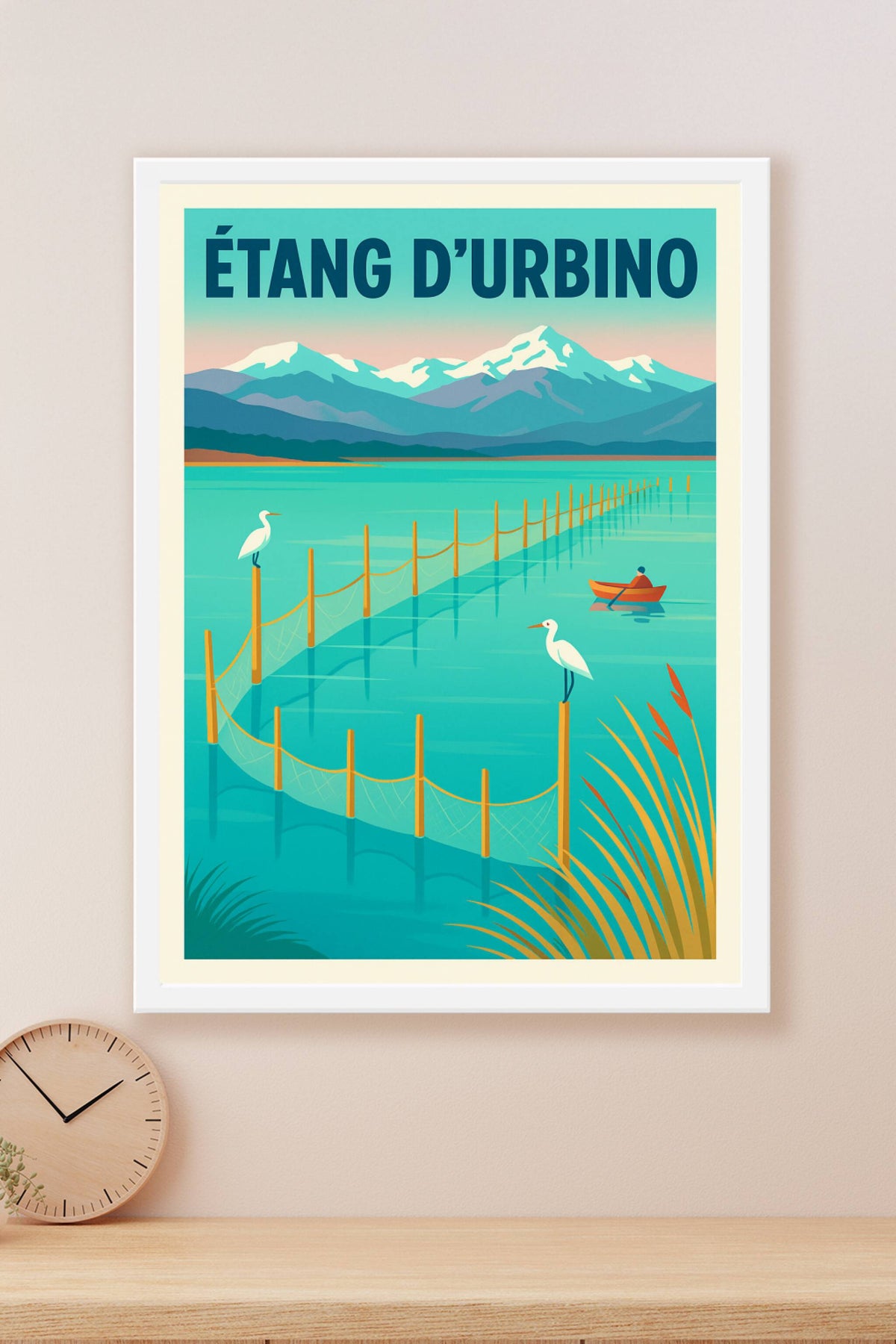 Affiche de Étang d'Urbino - La sérénité sauvage de la Corse
