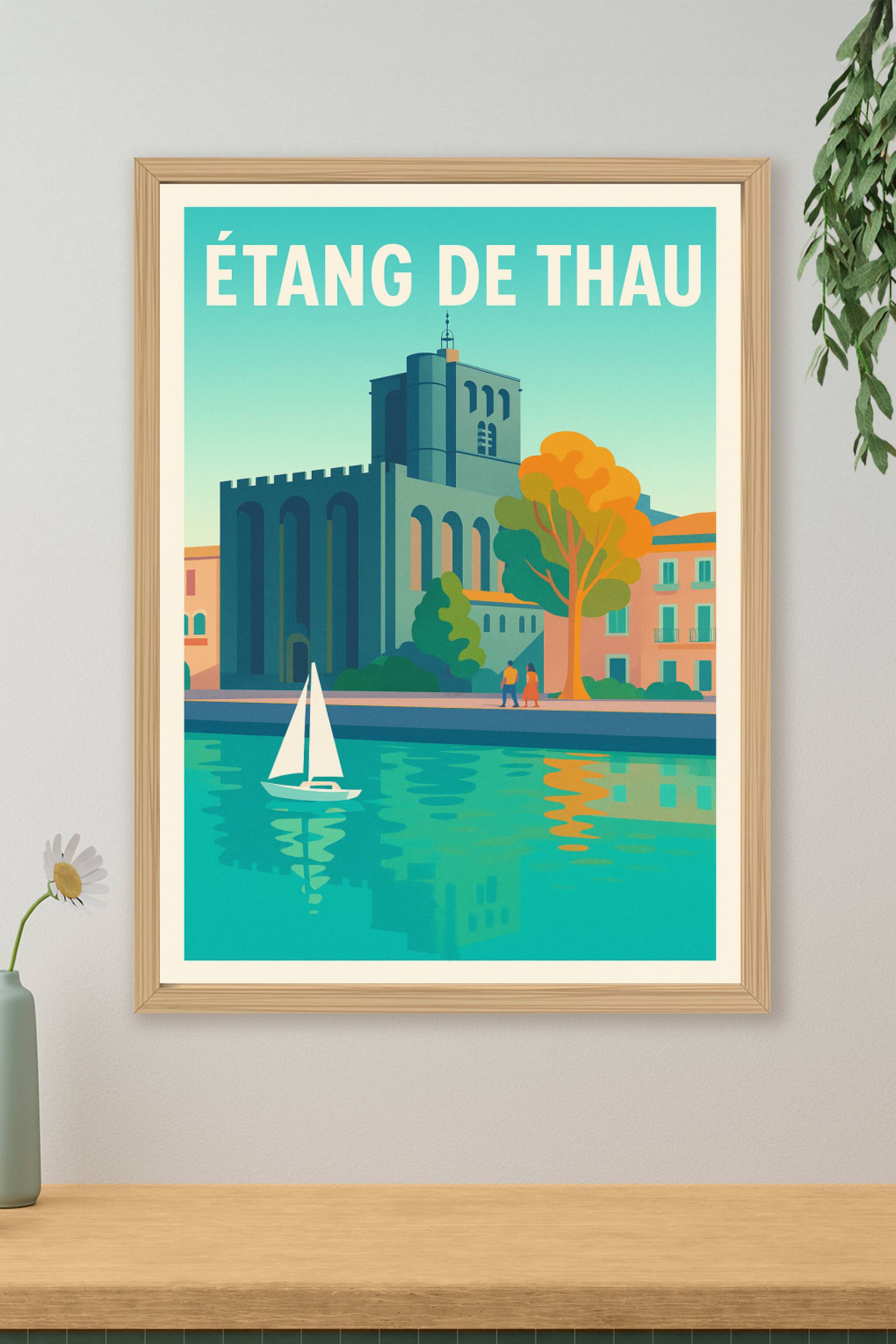Affiche de Étang de Thau - Douceur de vivre en Occitanie