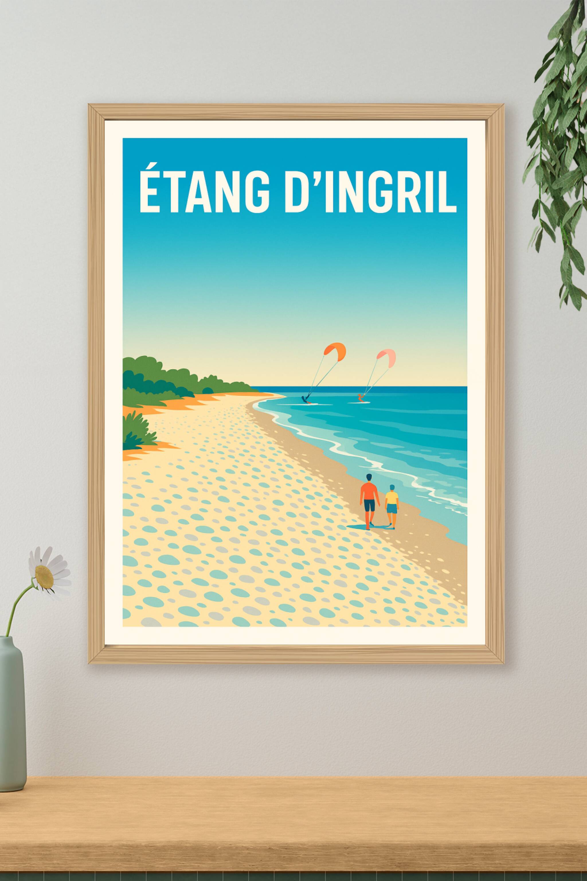 Affiche de Étang d'Ingril - L'évasion entre ciel et mer