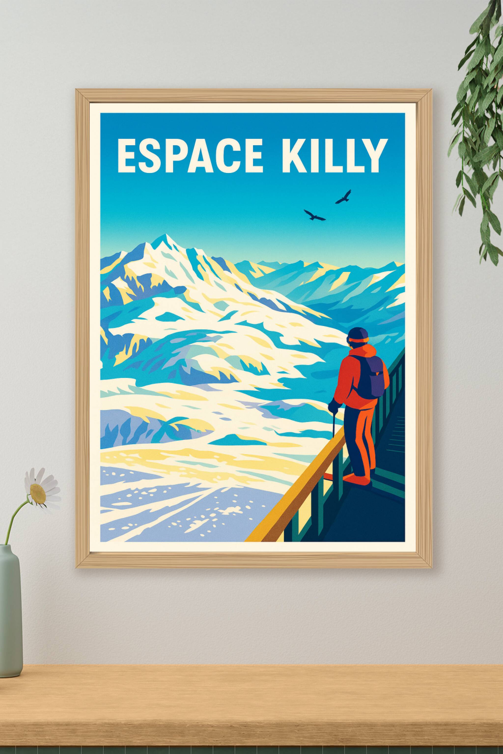Affiche de Espace Killy - Le sommet des Alpes dans votre salon