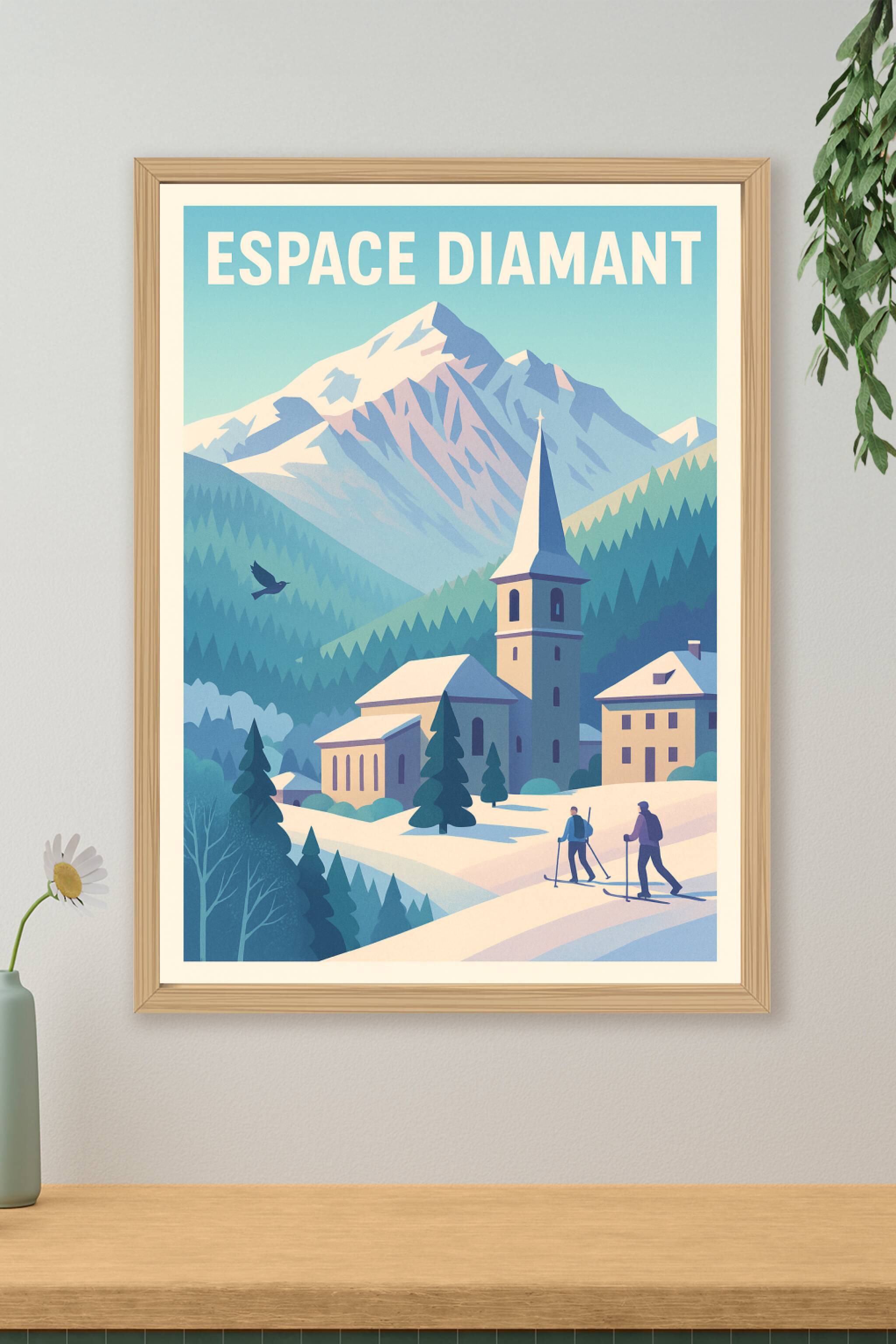 Affiche de Espace Diamant - L'éclat des Alpes en hiver