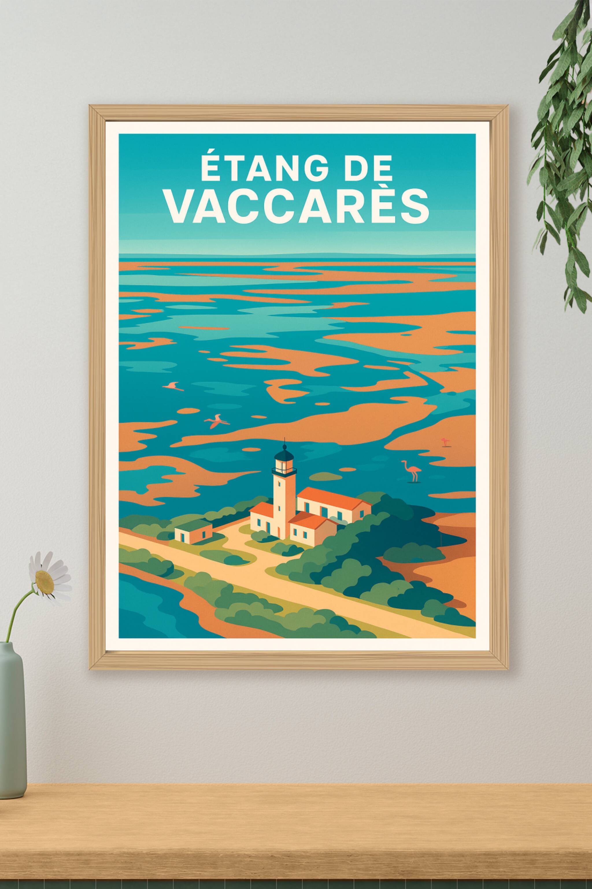 Affiche de Étang de Vaccarès - L'âme sauvage de la Camargue